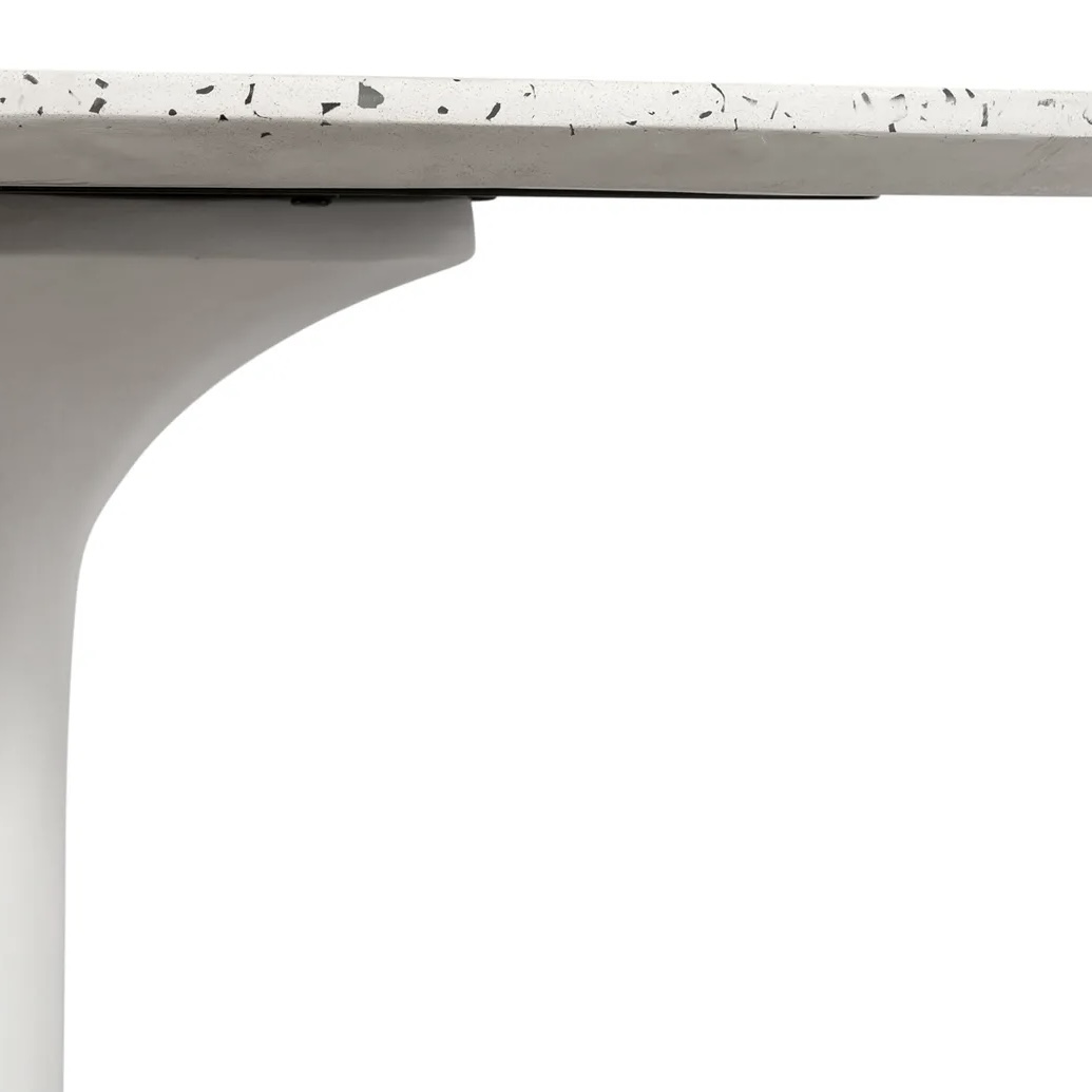 Moe's 'Tuli' Outdoor Café Table in White Terrazzo - Image 2