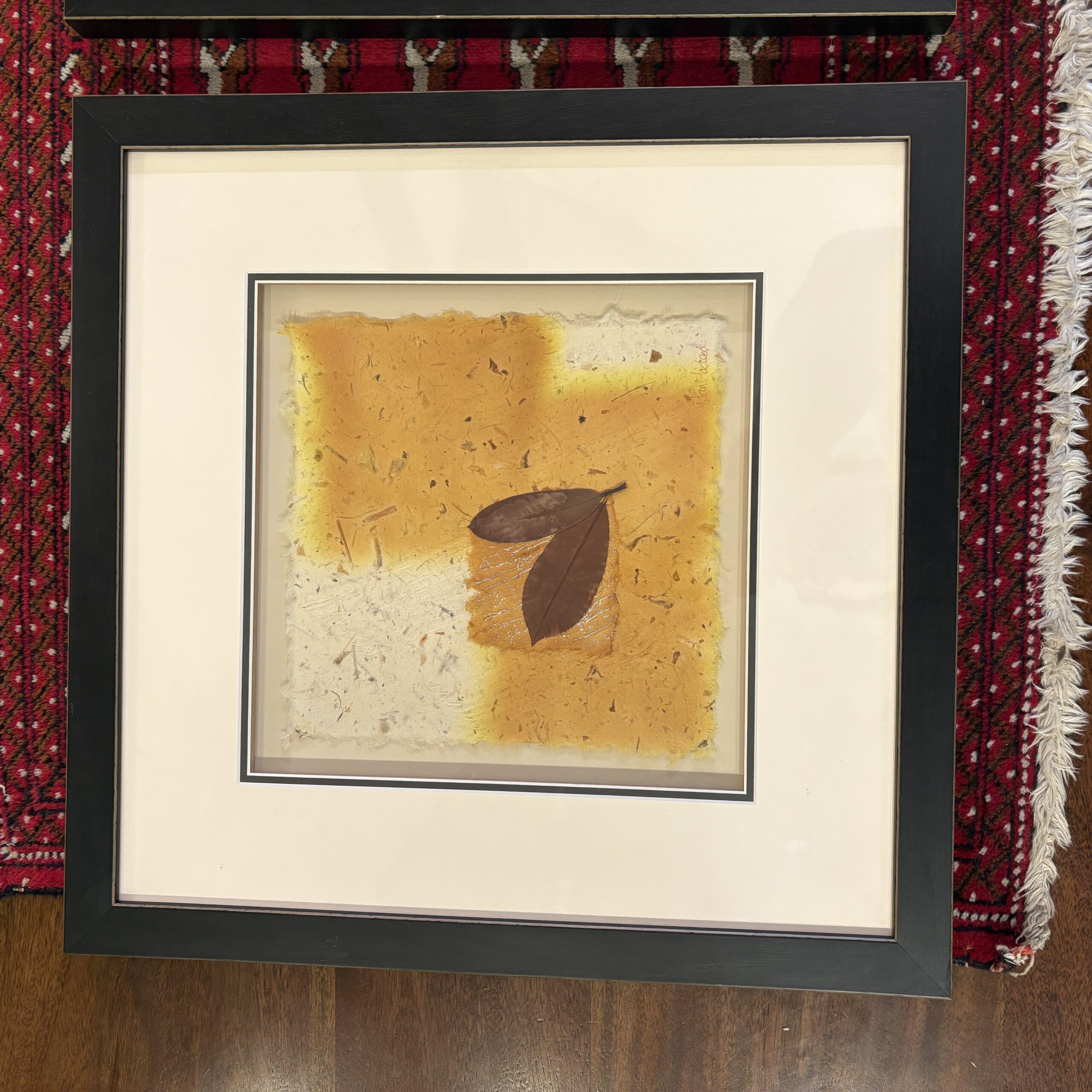 Jan MacLeod "Plant Papers" Original Mixed Media - Image 2