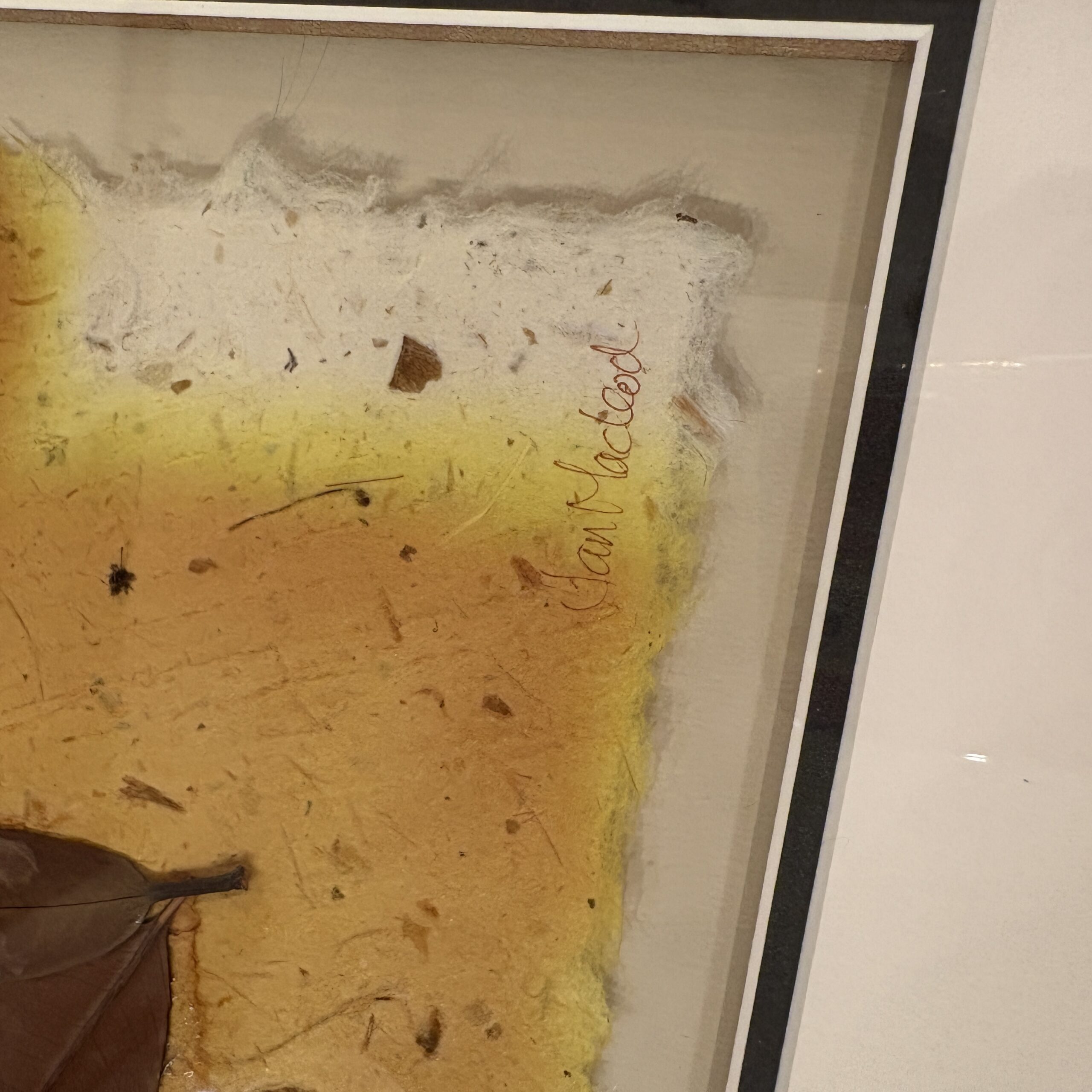 Jan MacLeod "Plant Papers" Original Mixed Media - Image 4