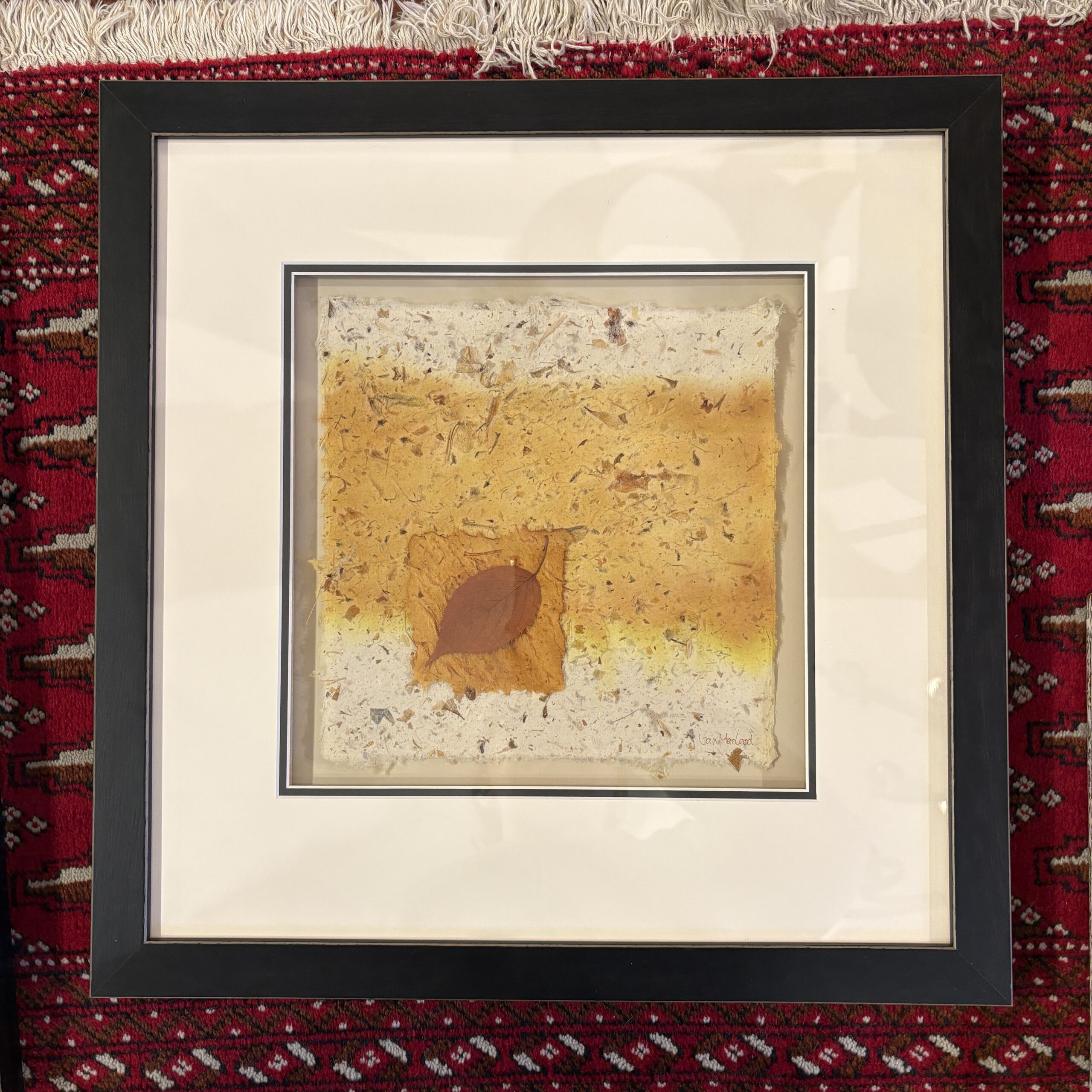 Jan MacLeod "Plant Papers" Original Mixed Media - Image 2