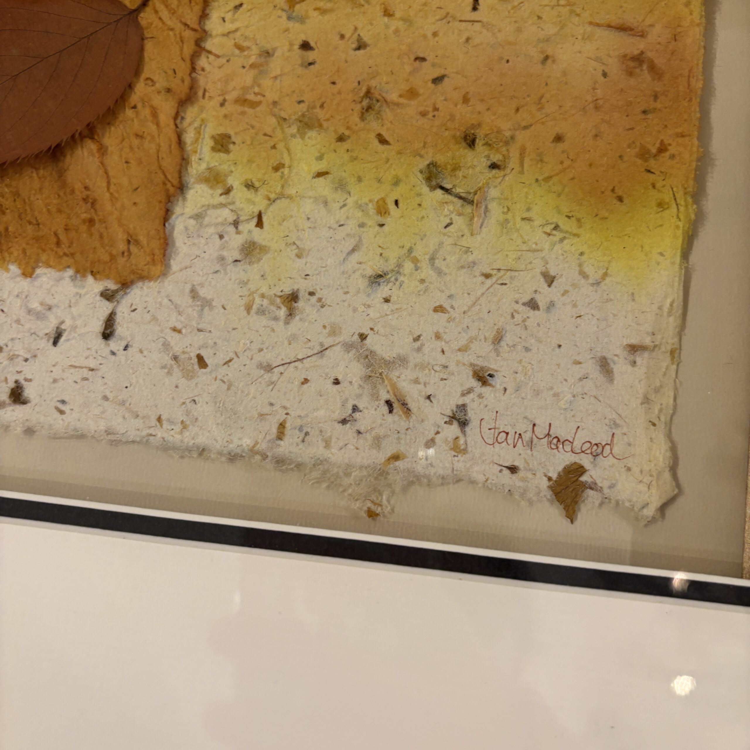 Jan MacLeod "Plant Papers" Original Mixed Media - Image 4