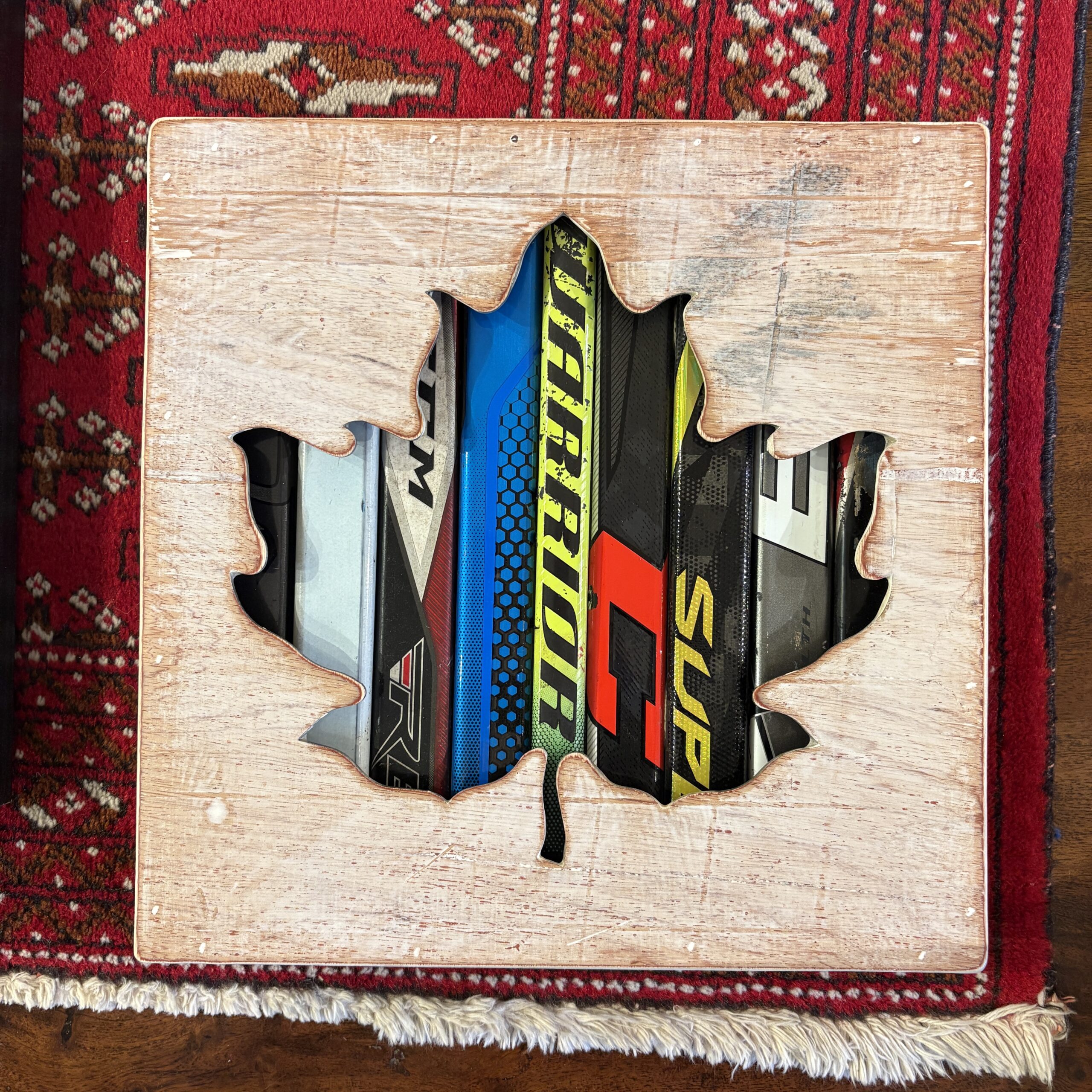 Reclaimed Hockey Stick Shadow Box - Image 2