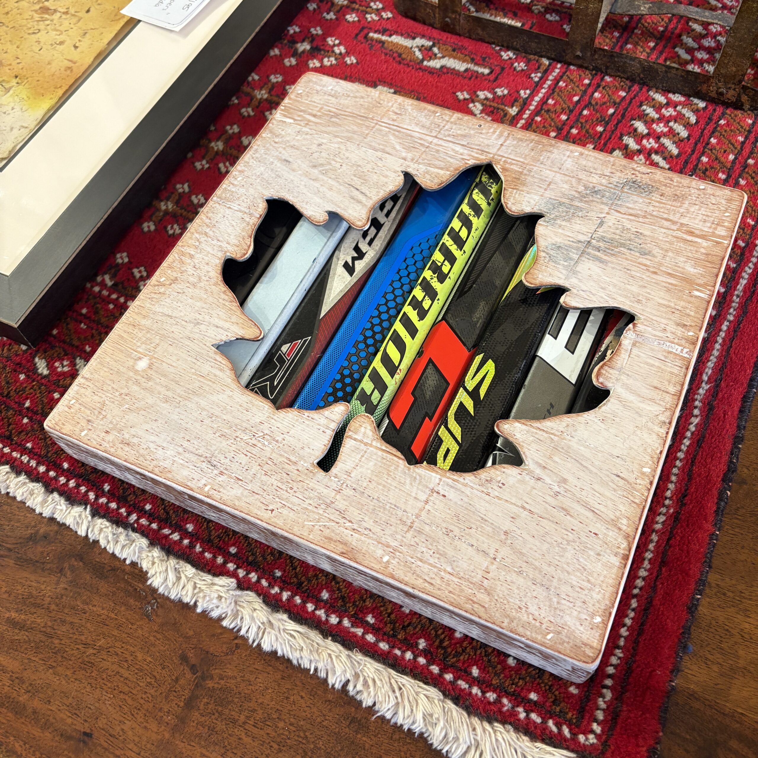 Reclaimed Hockey Stick Shadow Box - Image 3