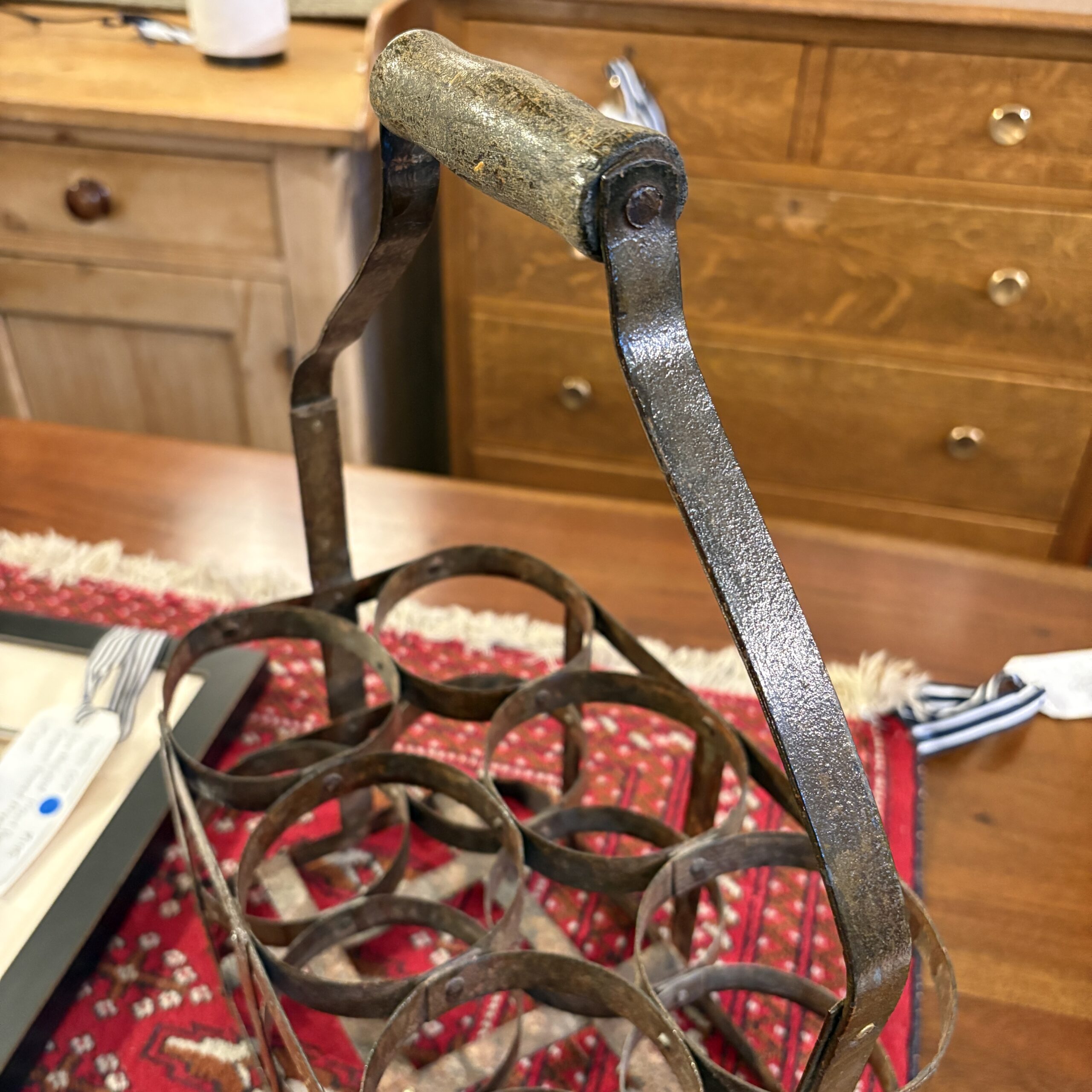 Antique Bottle Carrier - Image 4