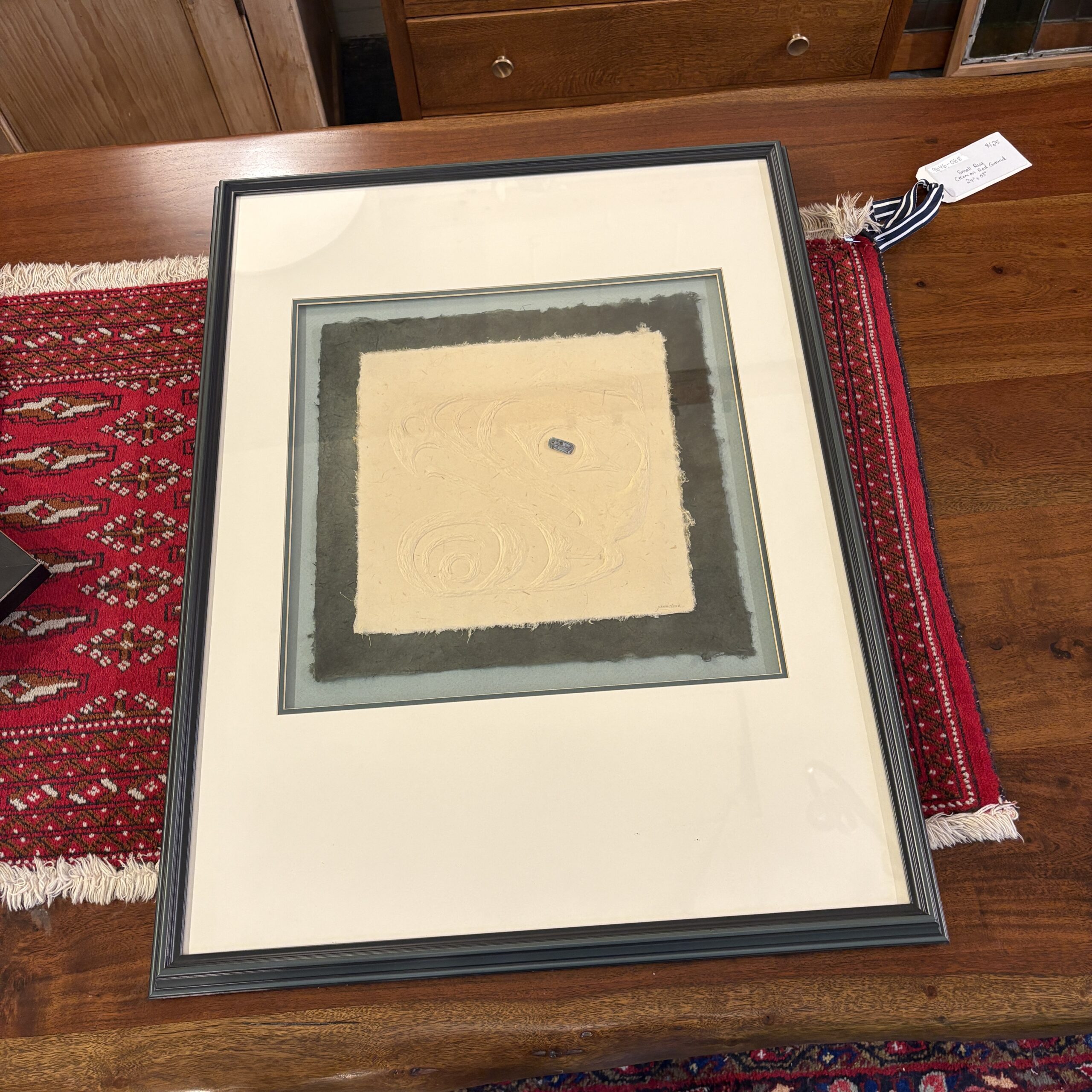 Jan MacLeod "Plant Papers" Original Mixed Media of Eagle's Head - Image 2