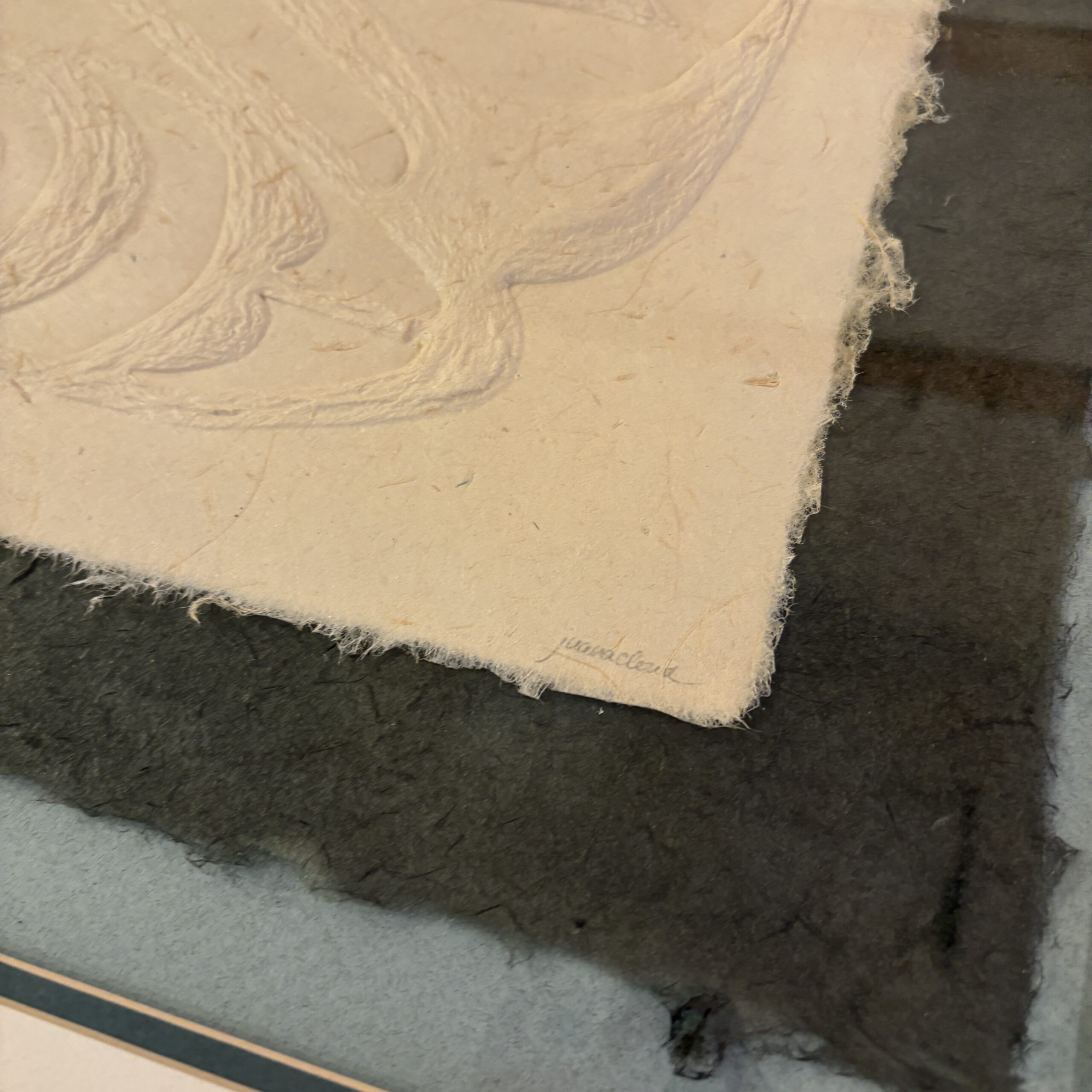 Jan MacLeod "Plant Papers" Original Mixed Media of Eagle's Head - Image 5