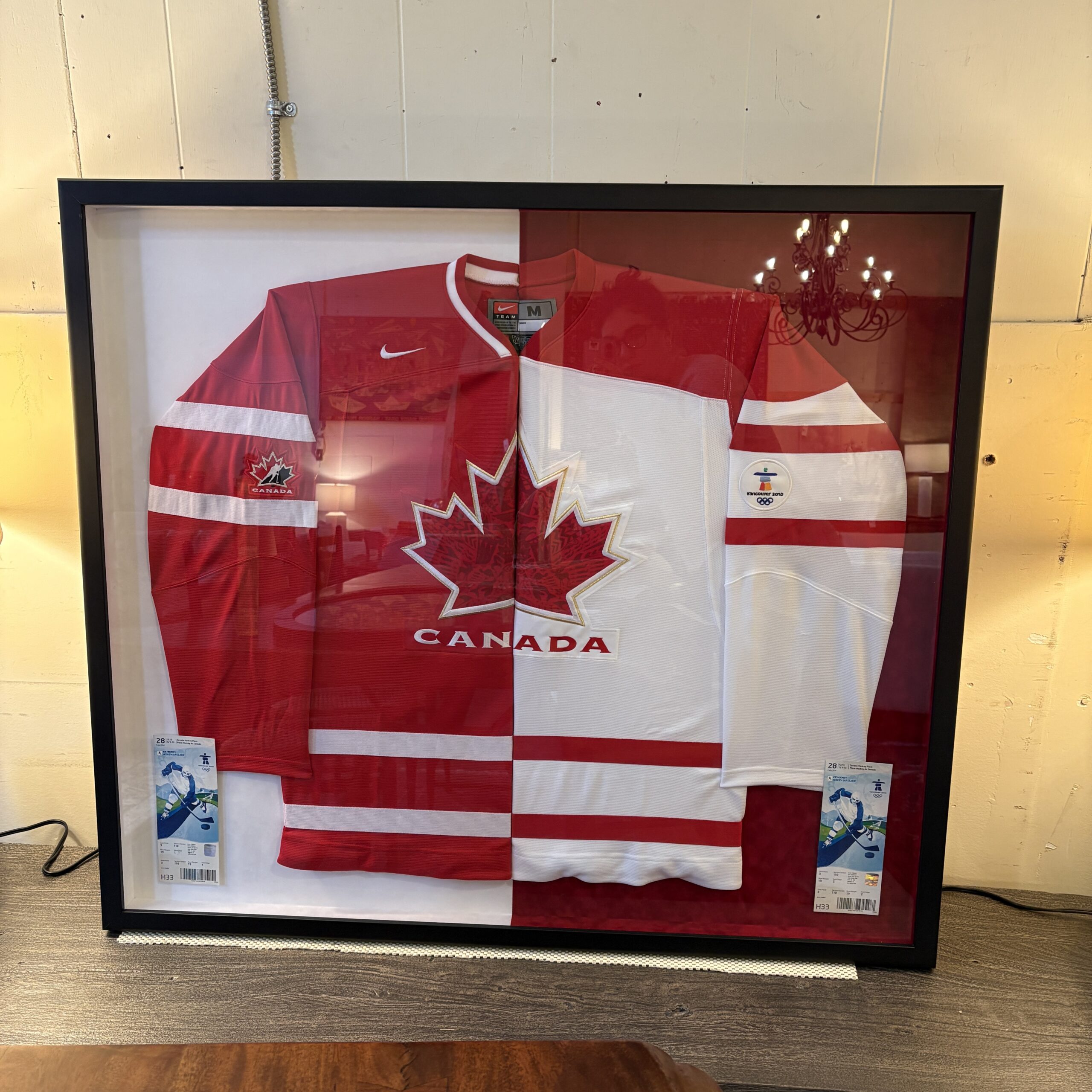 Framed Team Canada Golden Game Memorabilia - Image 2