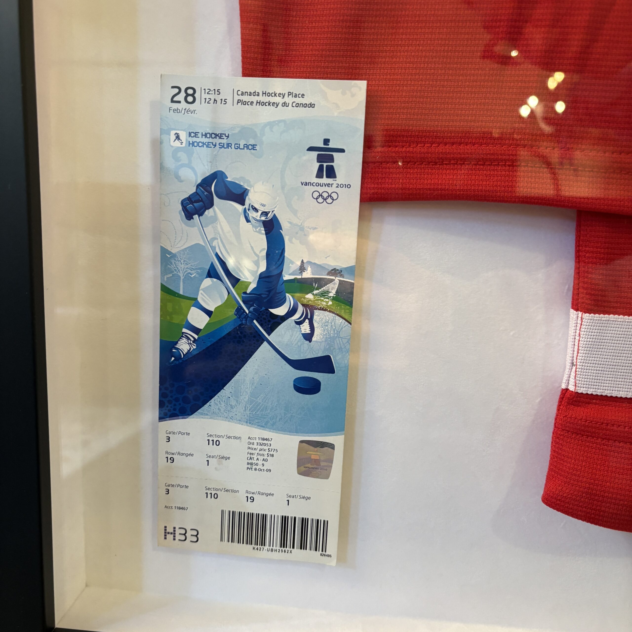 Framed Team Canada Golden Game Memorabilia - Image 4