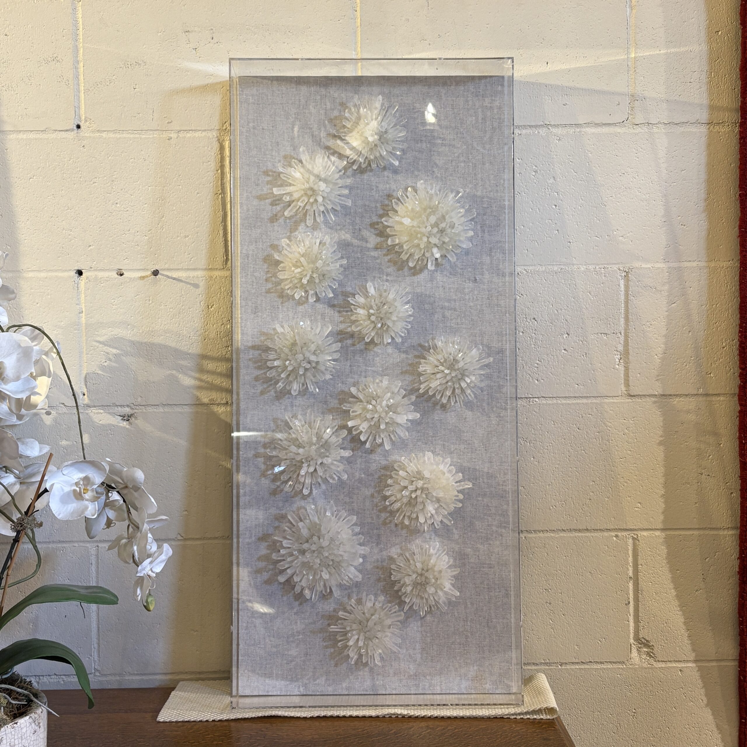 Selenite Clusters Wall Hanging - Coast Consignment - image 2