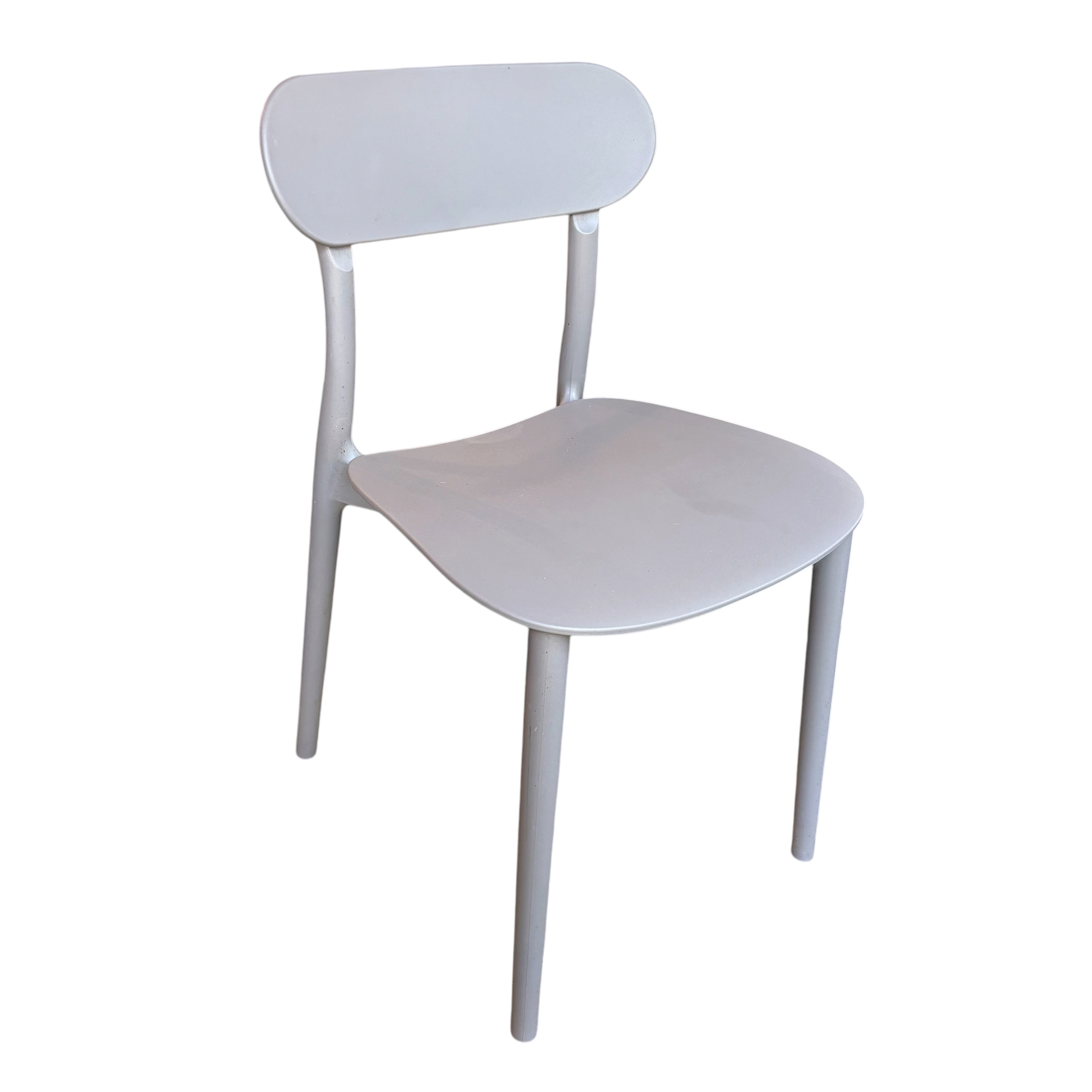 Set of 4 Outdoor Grey Dining Chairs