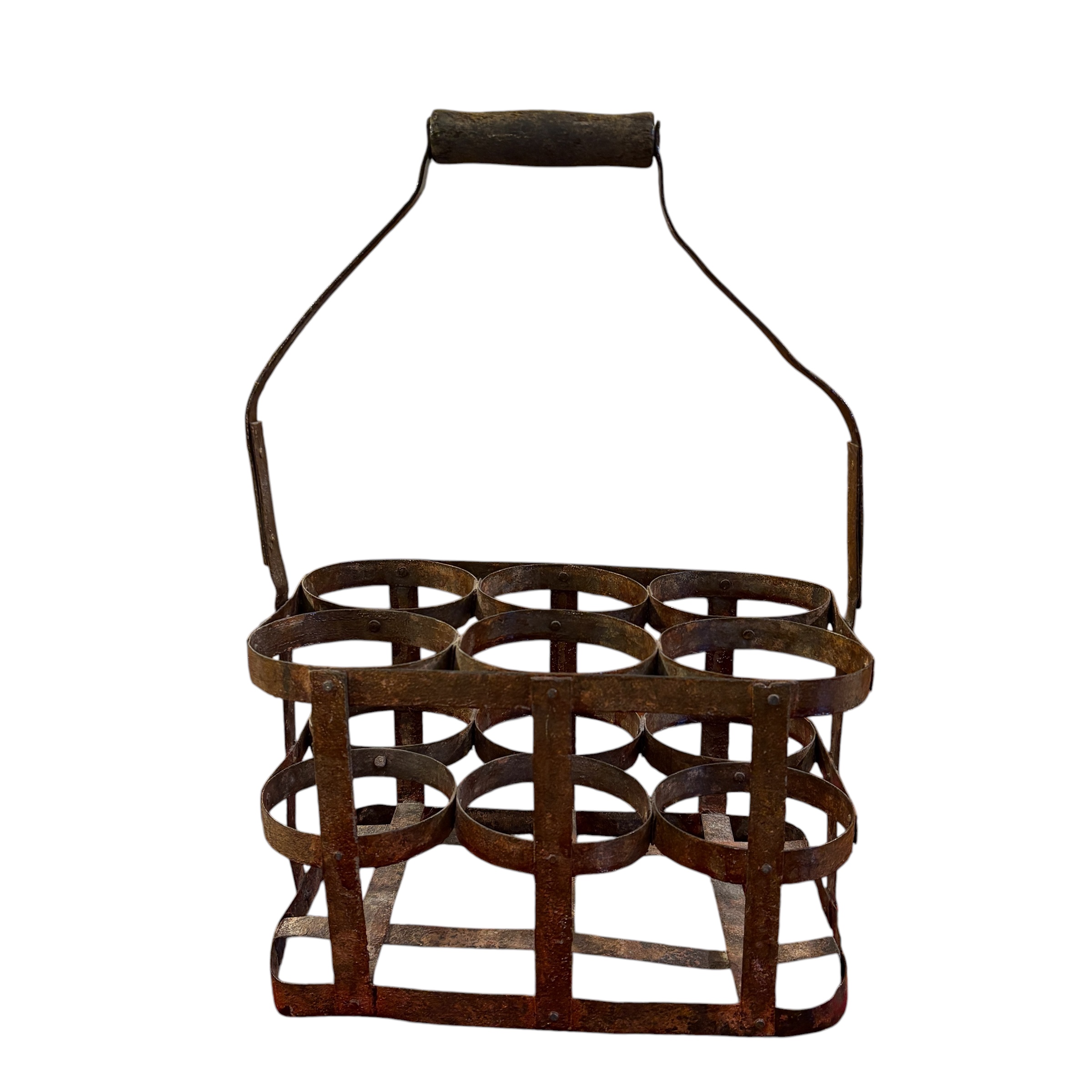 Antique Bottle Carrier
