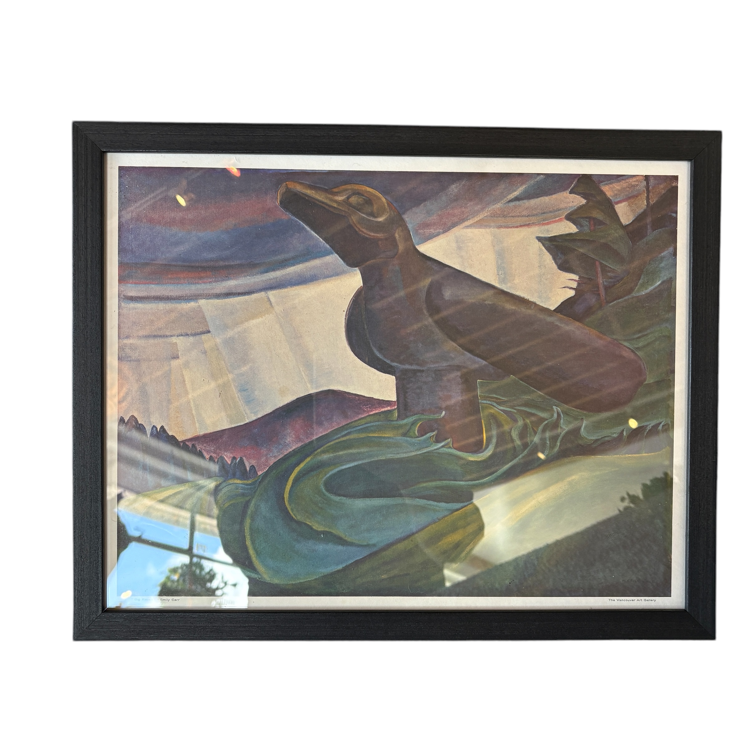 Archival Emily Carr "Big Raven" Print - Coast Consignment - image 1