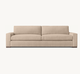 RH 'Maxwell' 2-Cushion Linen Sofa - Coast Consignment - image 1