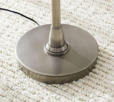 Pottery Barn 'Architect's Task' Floor Lamp in Brushed Steel - Coast Consignment