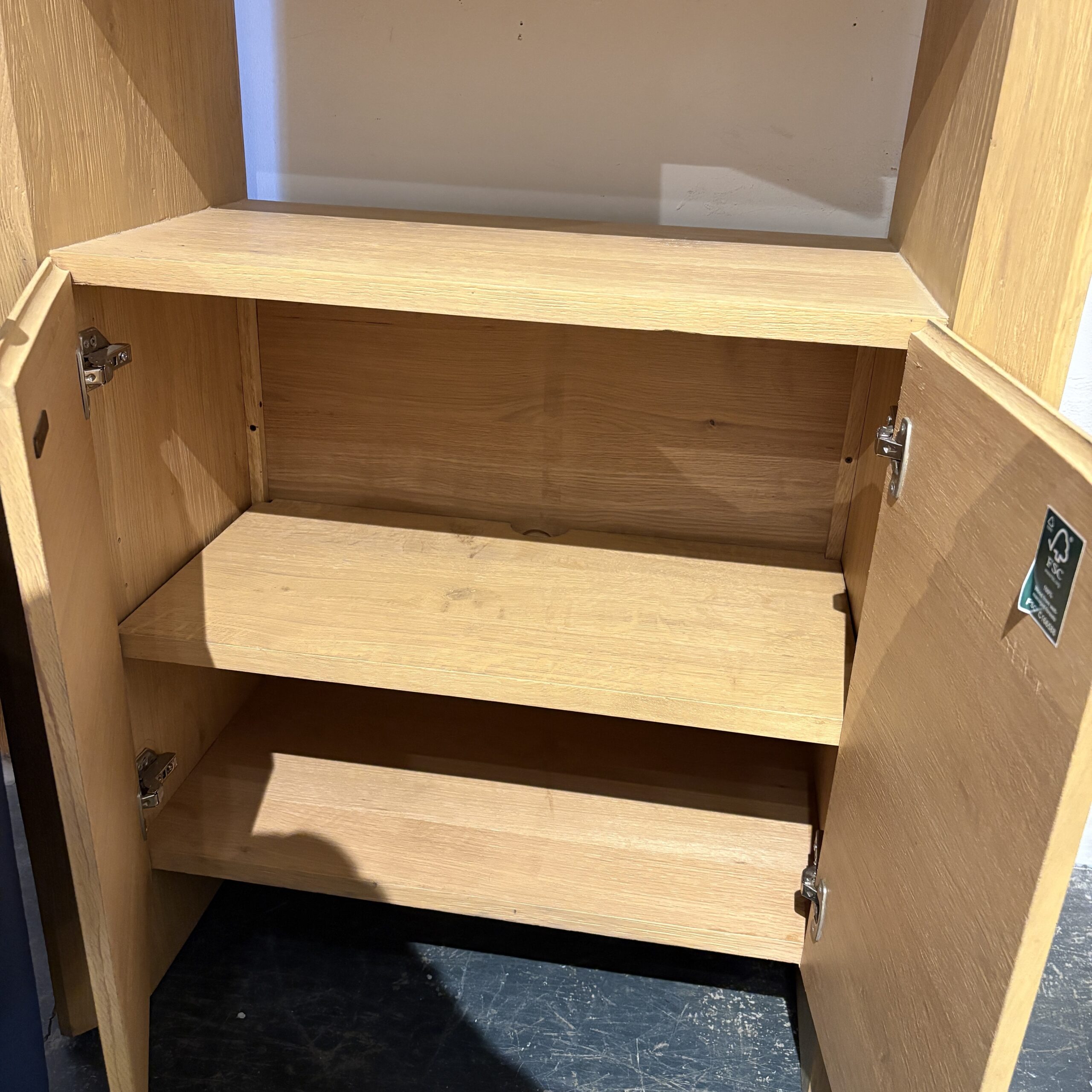 Crate &amp; Barrel 'Baja' Natural Storage Bookcase - Coast Consignment