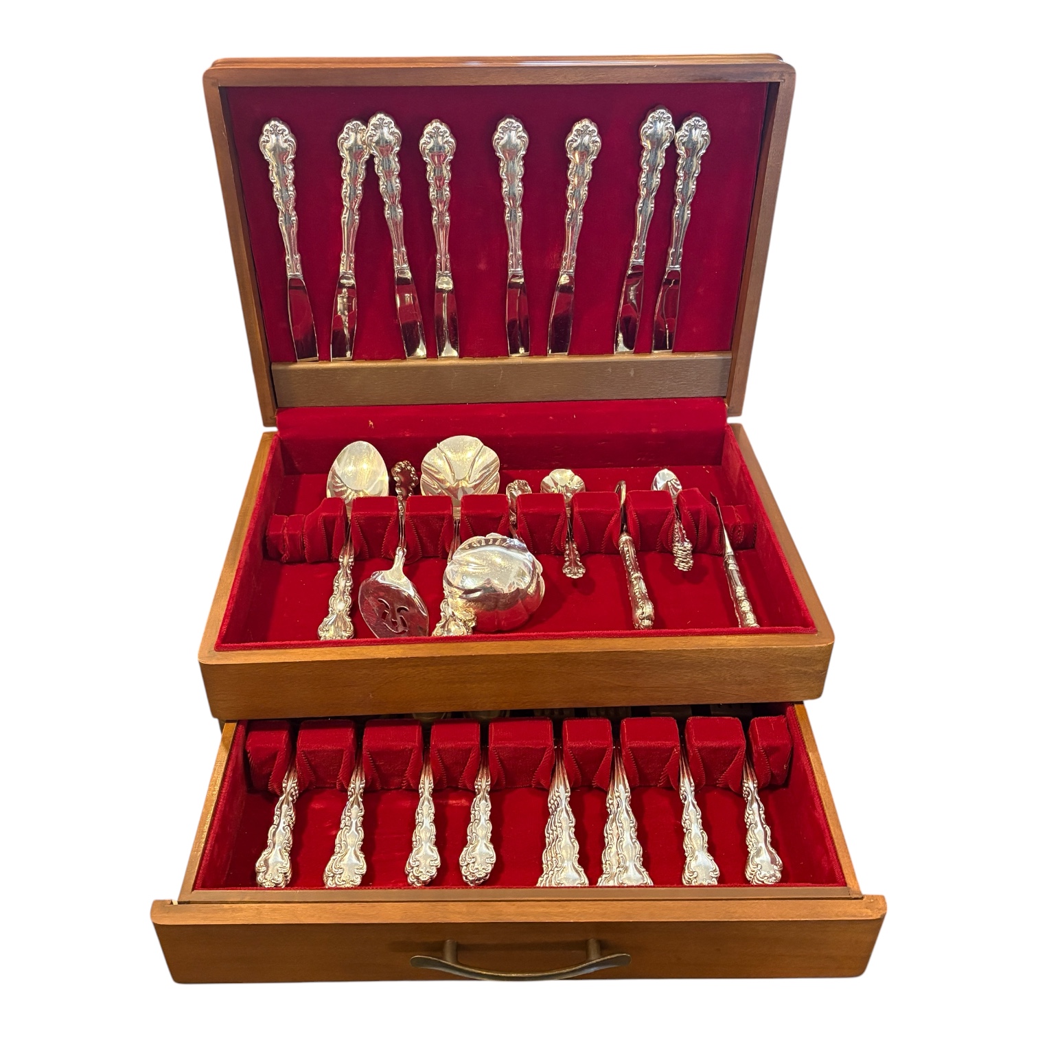 Vintage Oneida 'Community' Silver-Plate Flatware Set for 8 - Coast Consignment - image 1