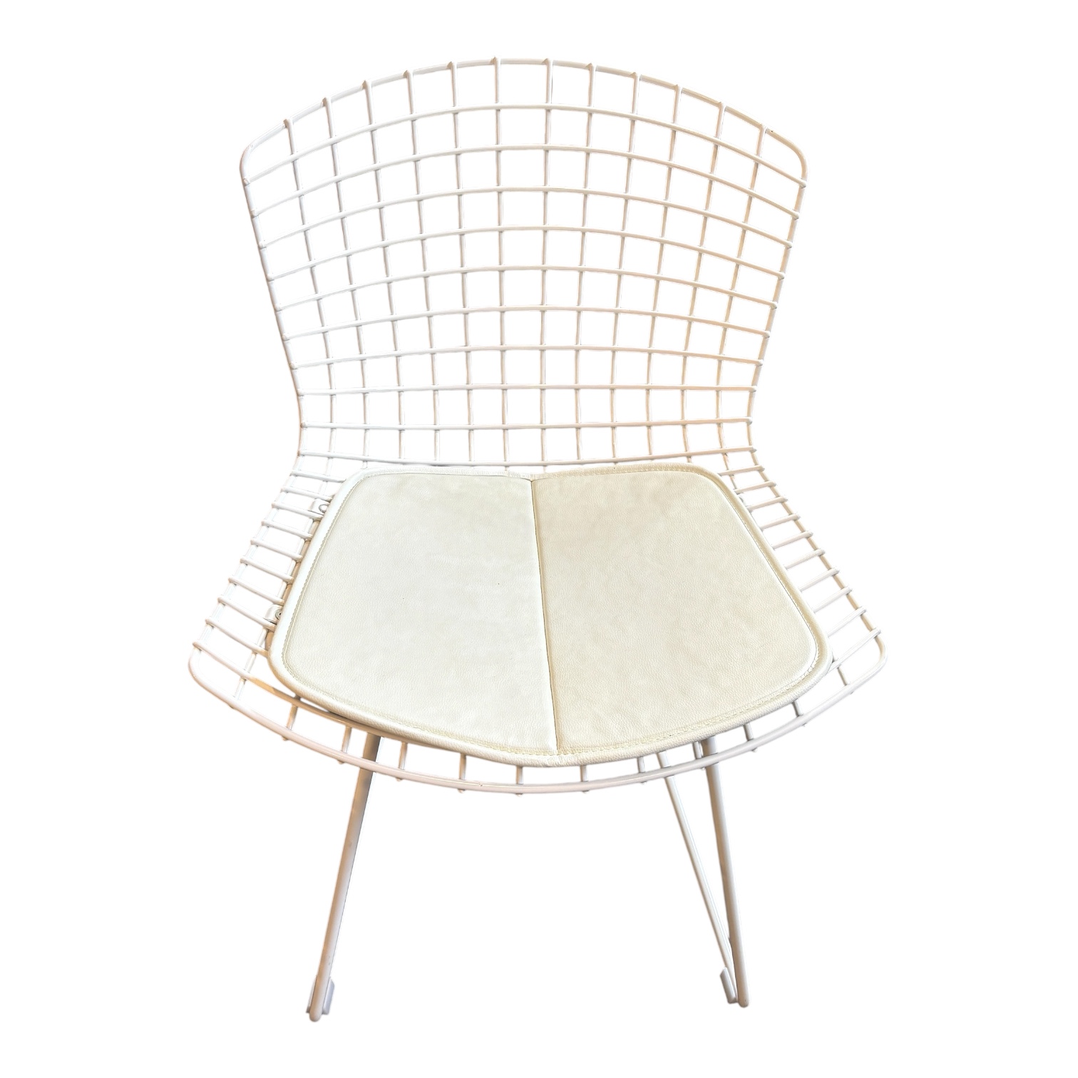 Set of 4 White 'Bertoia' Style Chairs - Coast Consignment - image 1