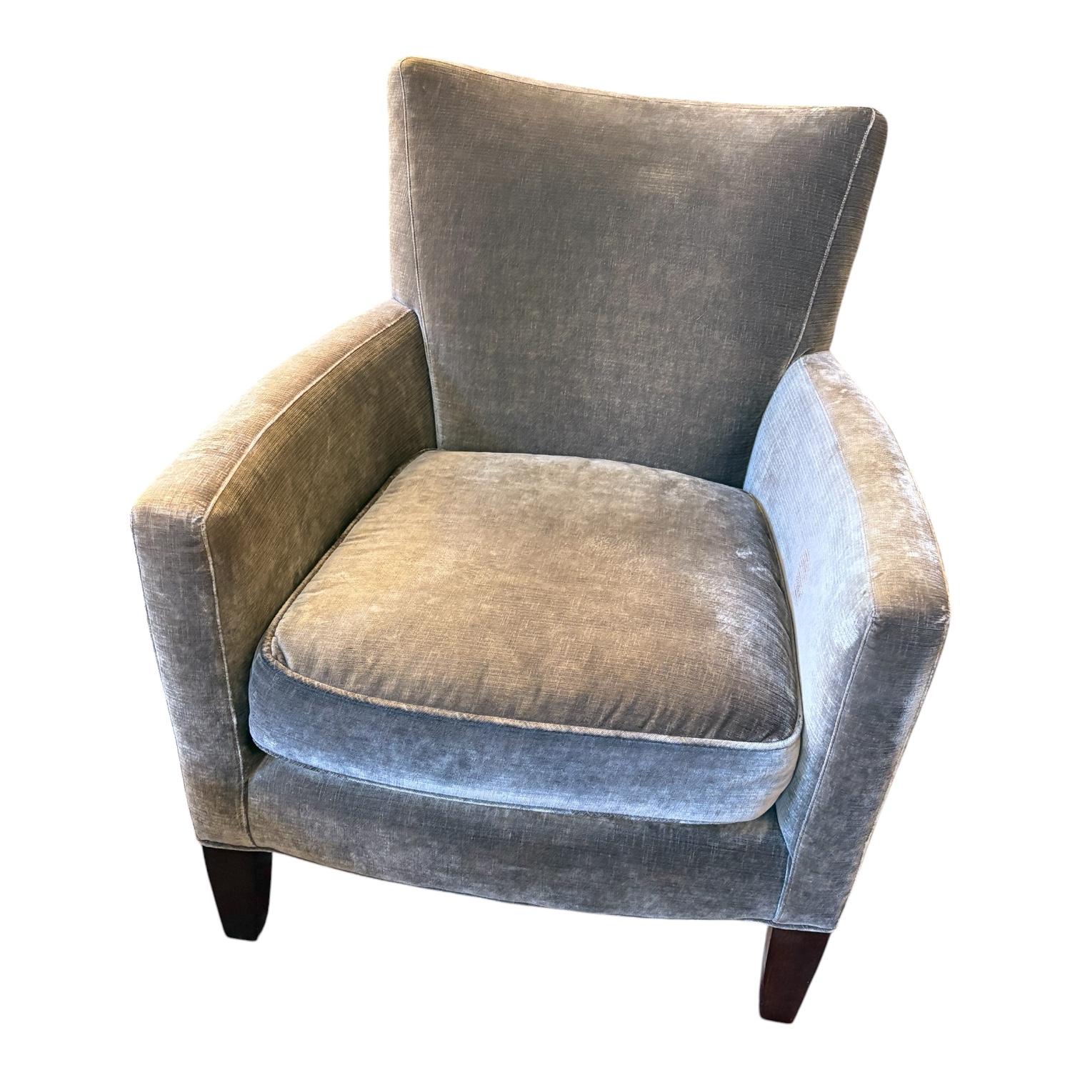 Lee Industries Velvet Chair - Coast Consignment - image 1