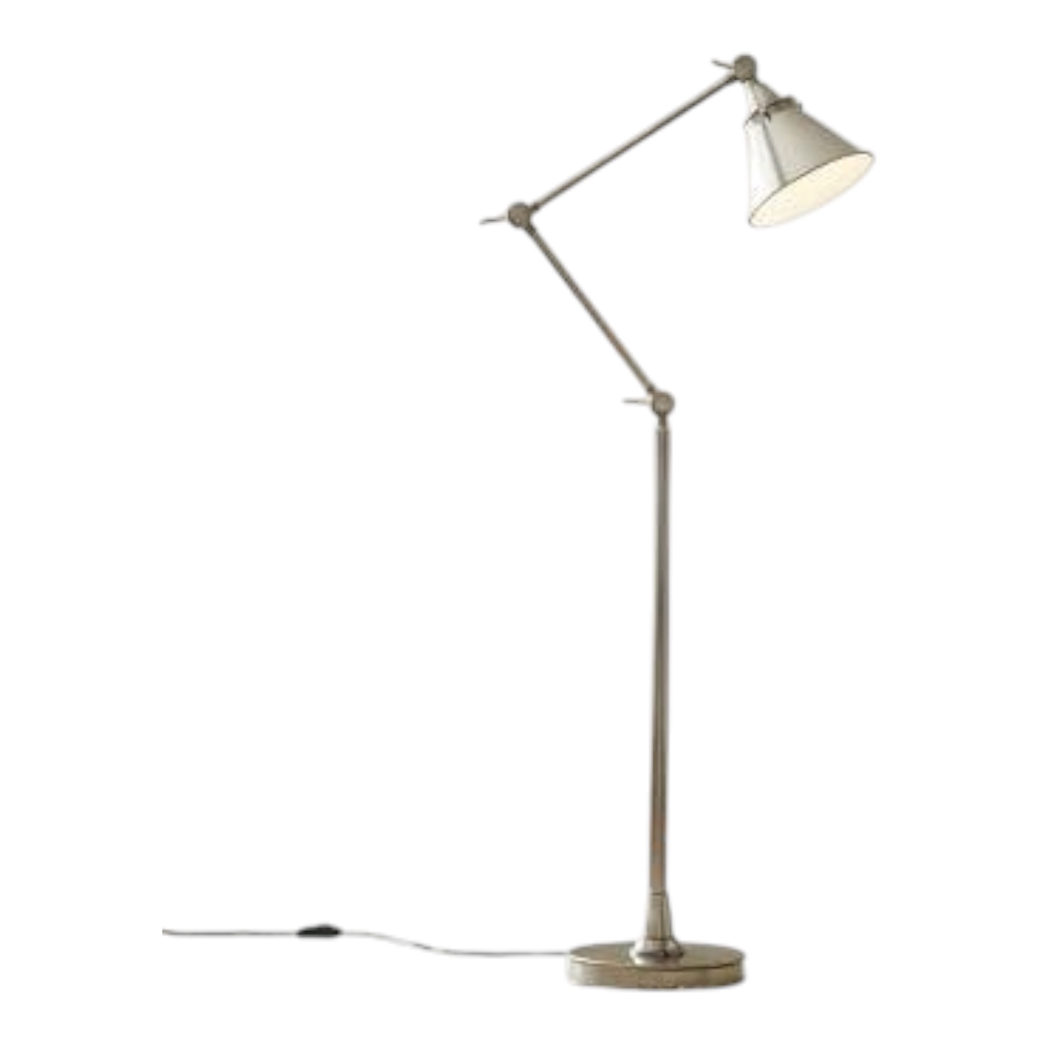 Pottery Barn 'Architect's Task' Floor Lamp in Brushed Steel - Coast Consignment - image 1