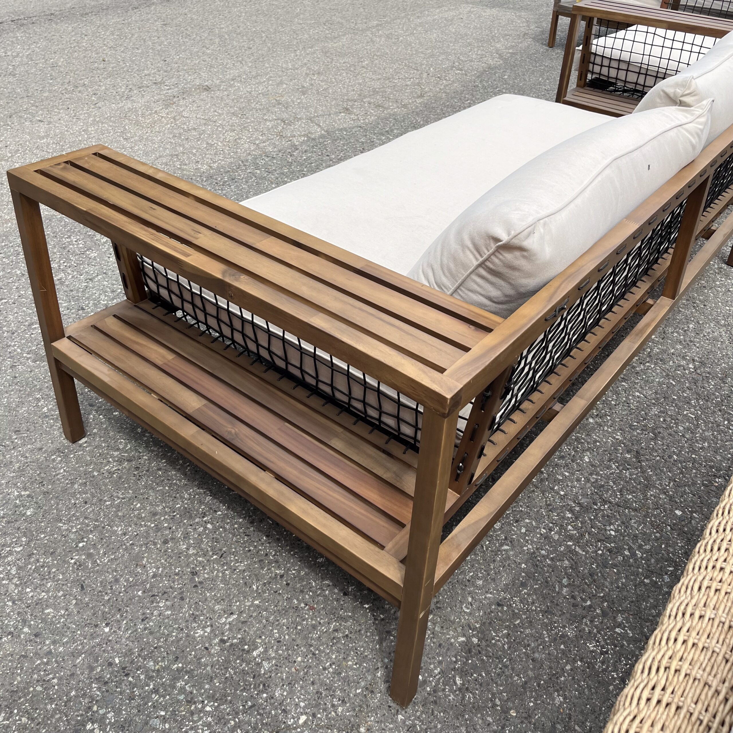 Ivory Outdoor Chaise Lounge - Coast Consignment