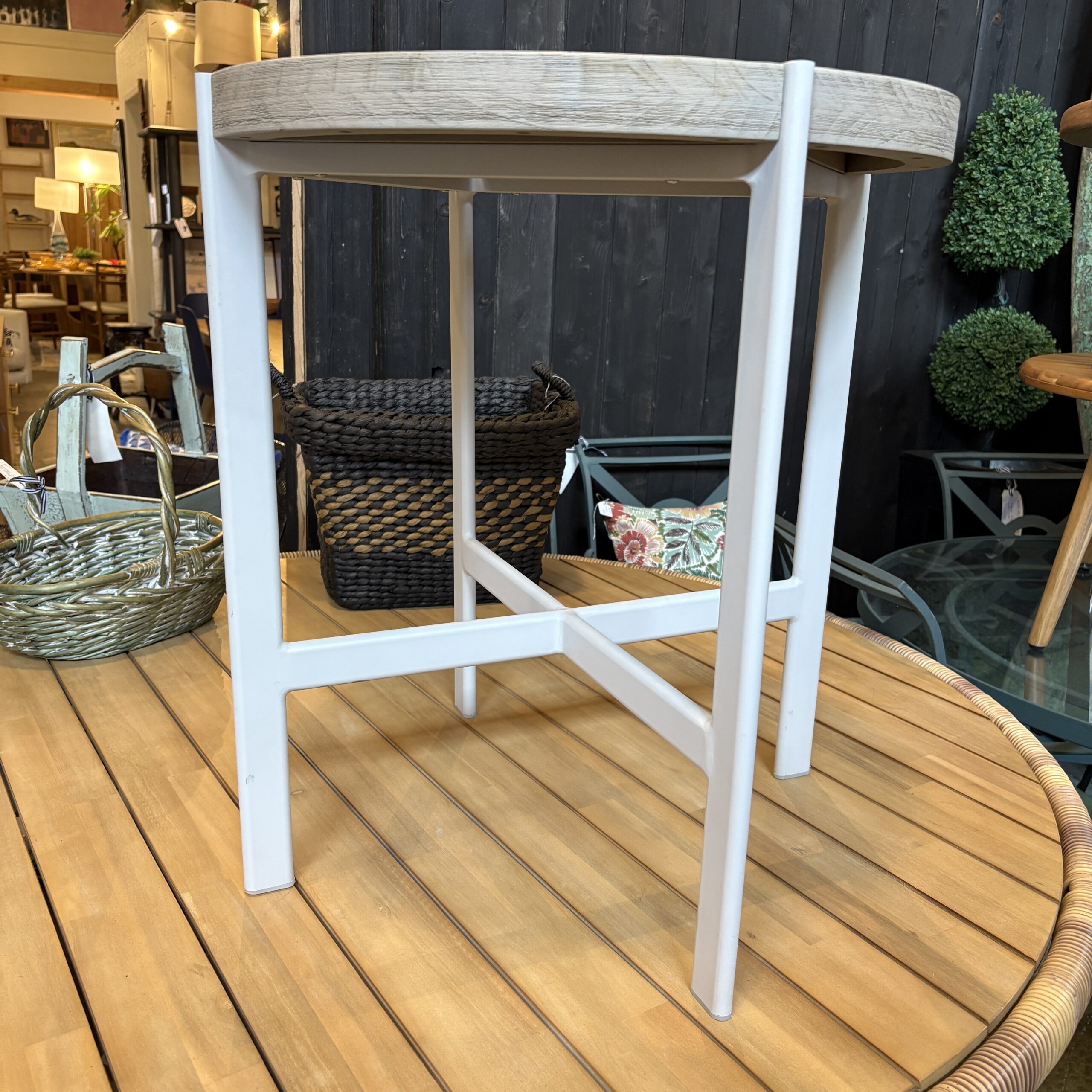 Driftwood Grey Side Table - Coast Consignment