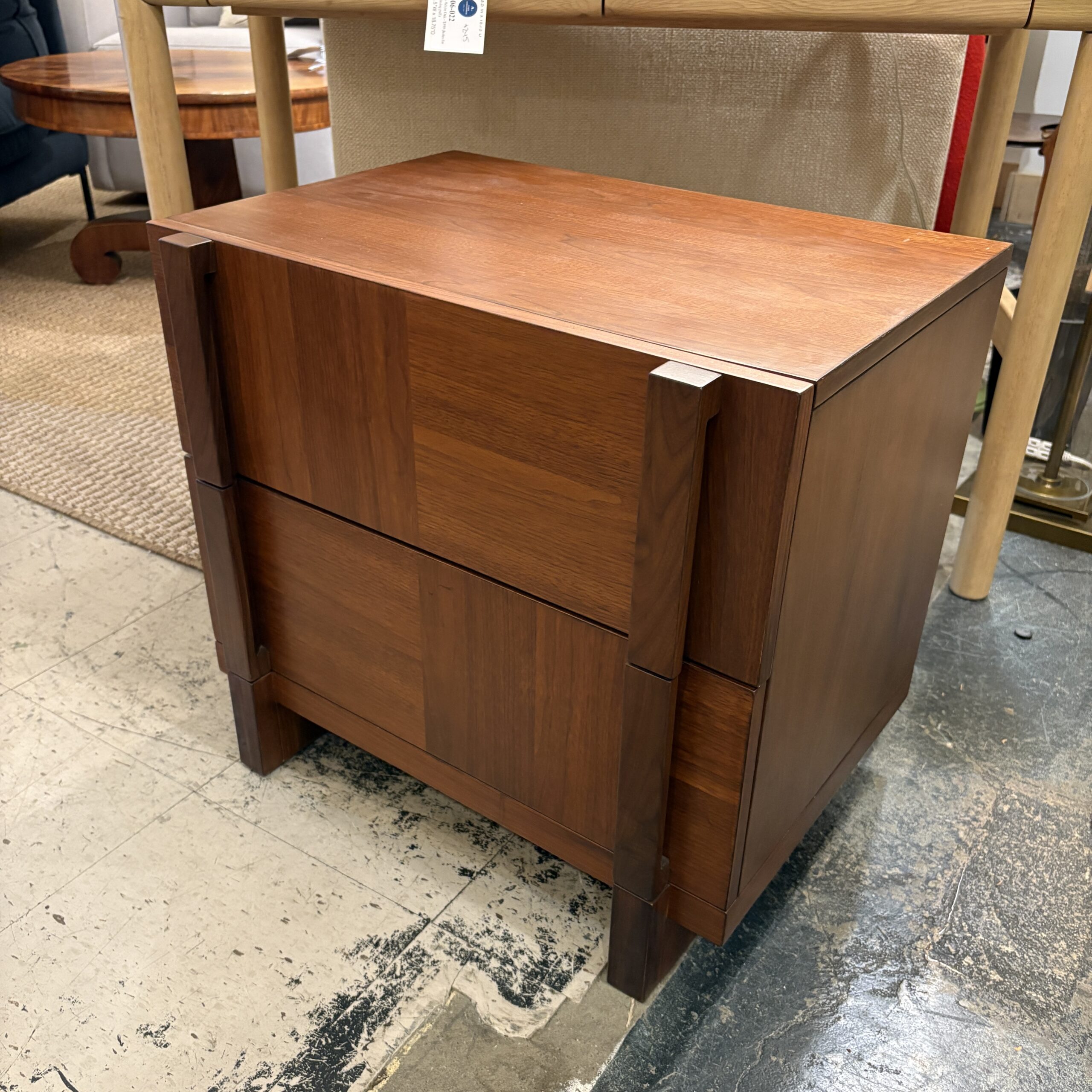 Walnut 2-Drawer Nightstand - Coast Consignment