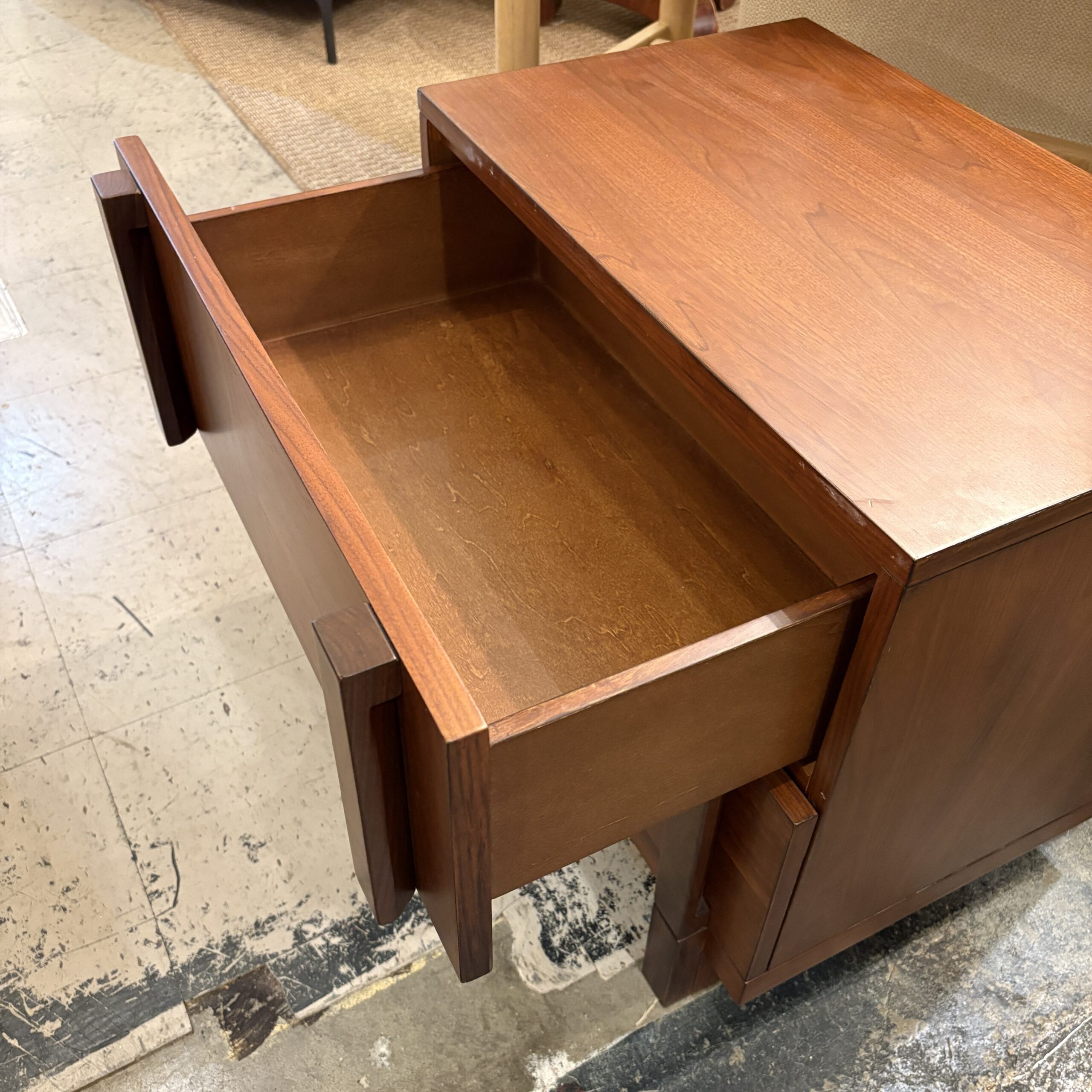 Walnut 2-Drawer Nightstand - Image 10