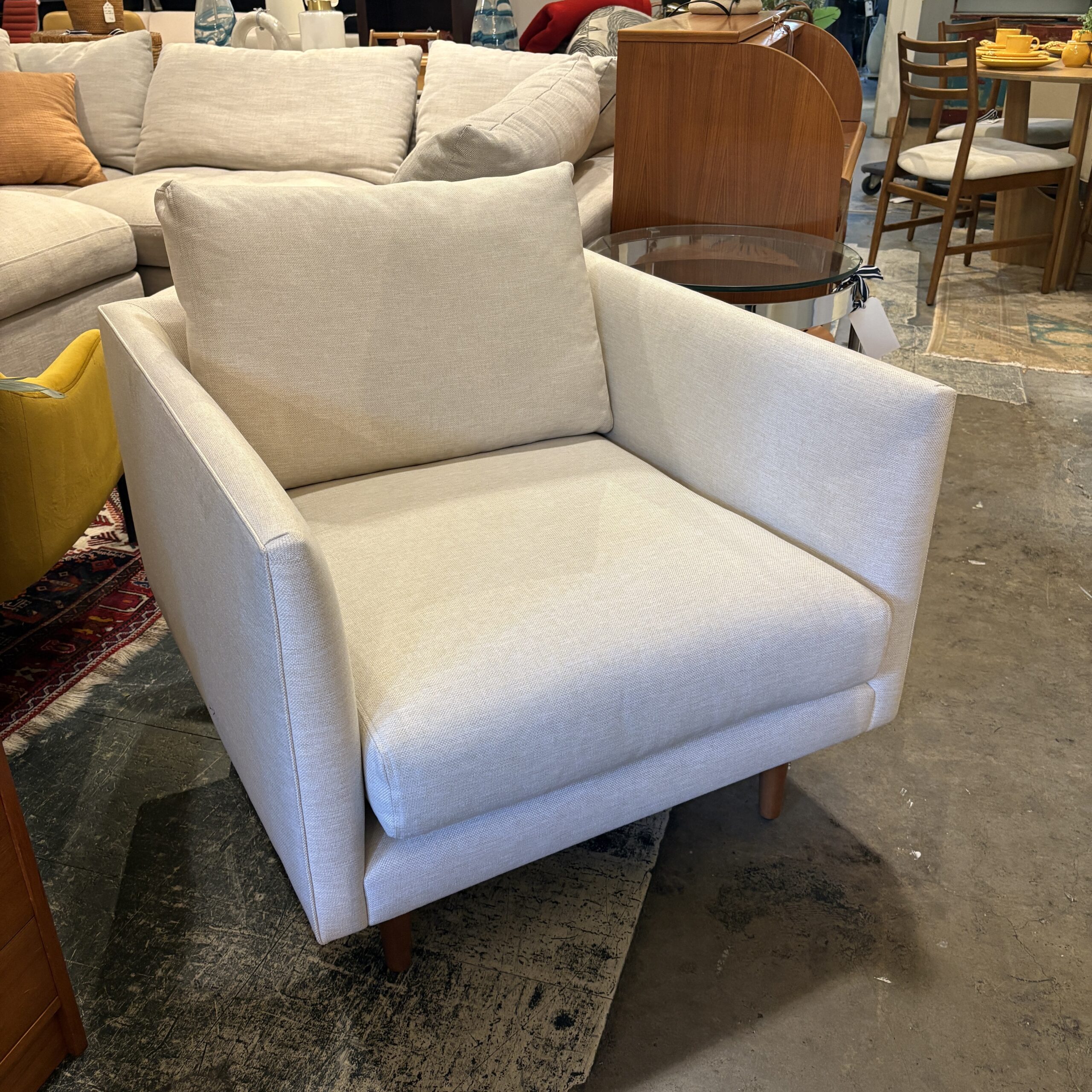 Seasalt Ivory 32" Lounge Chair - Coast Consignment