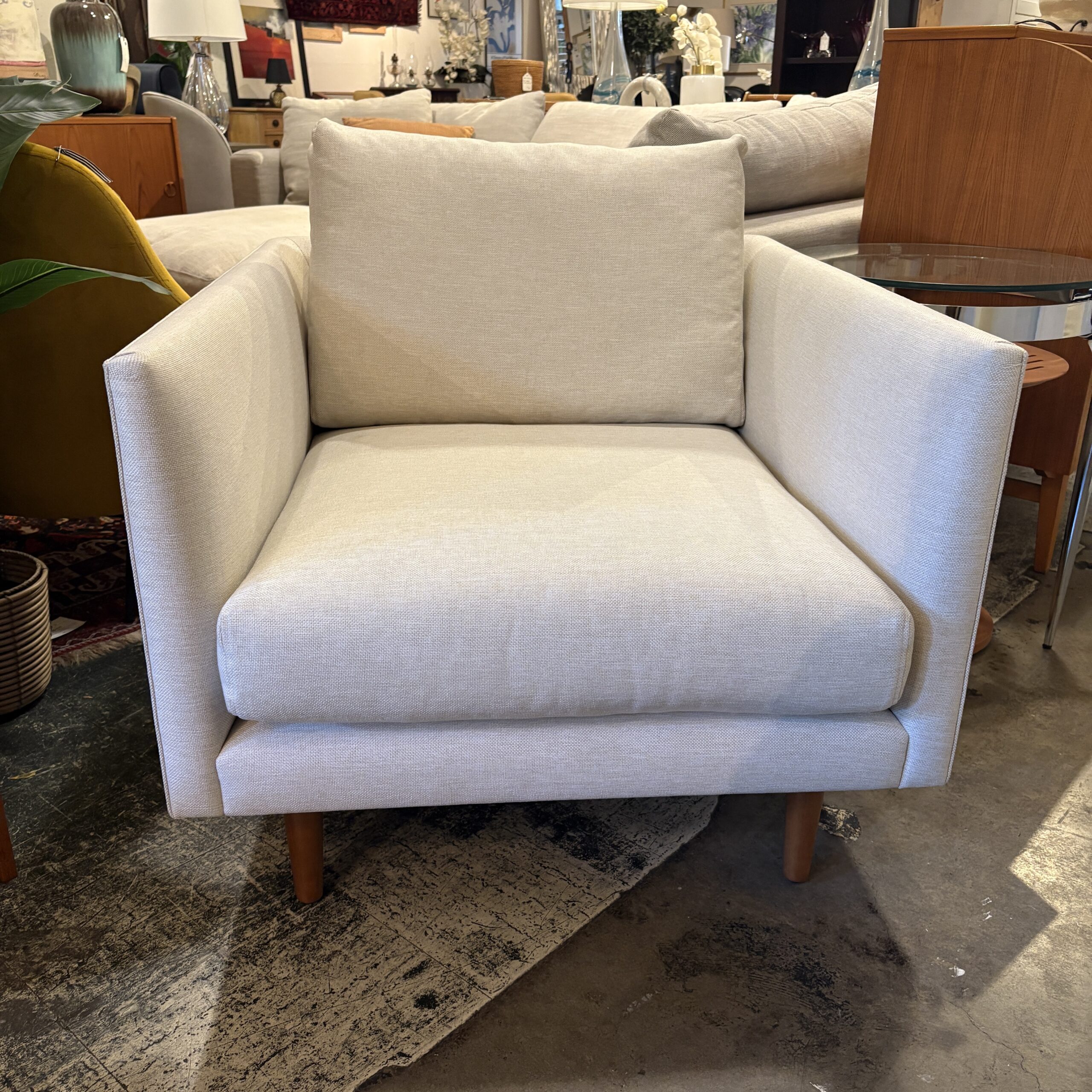 Seasalt Ivory 32" Lounge Chair - Coast Consignment
