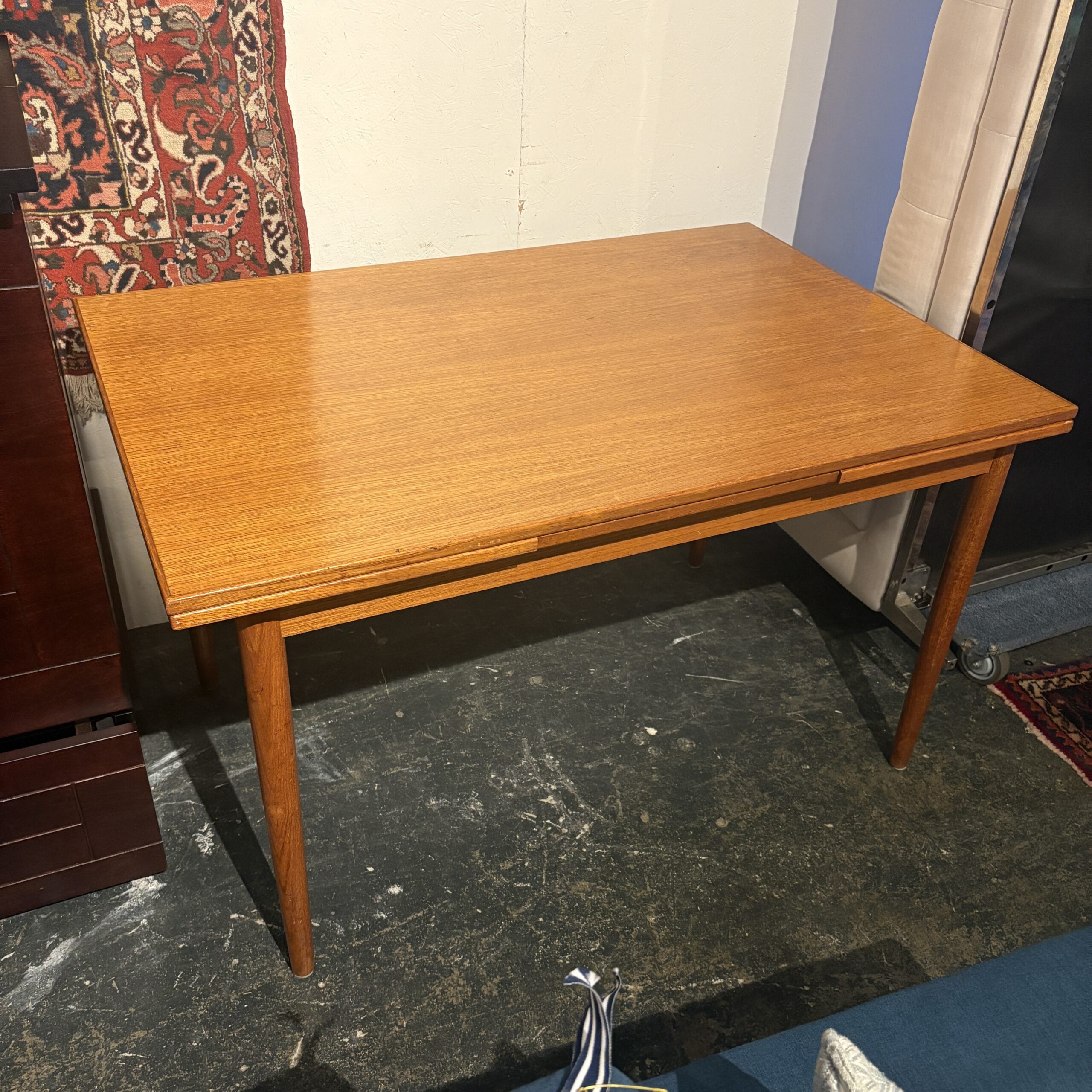 MCM Teak Extendable Dining Table - Coast Consignment