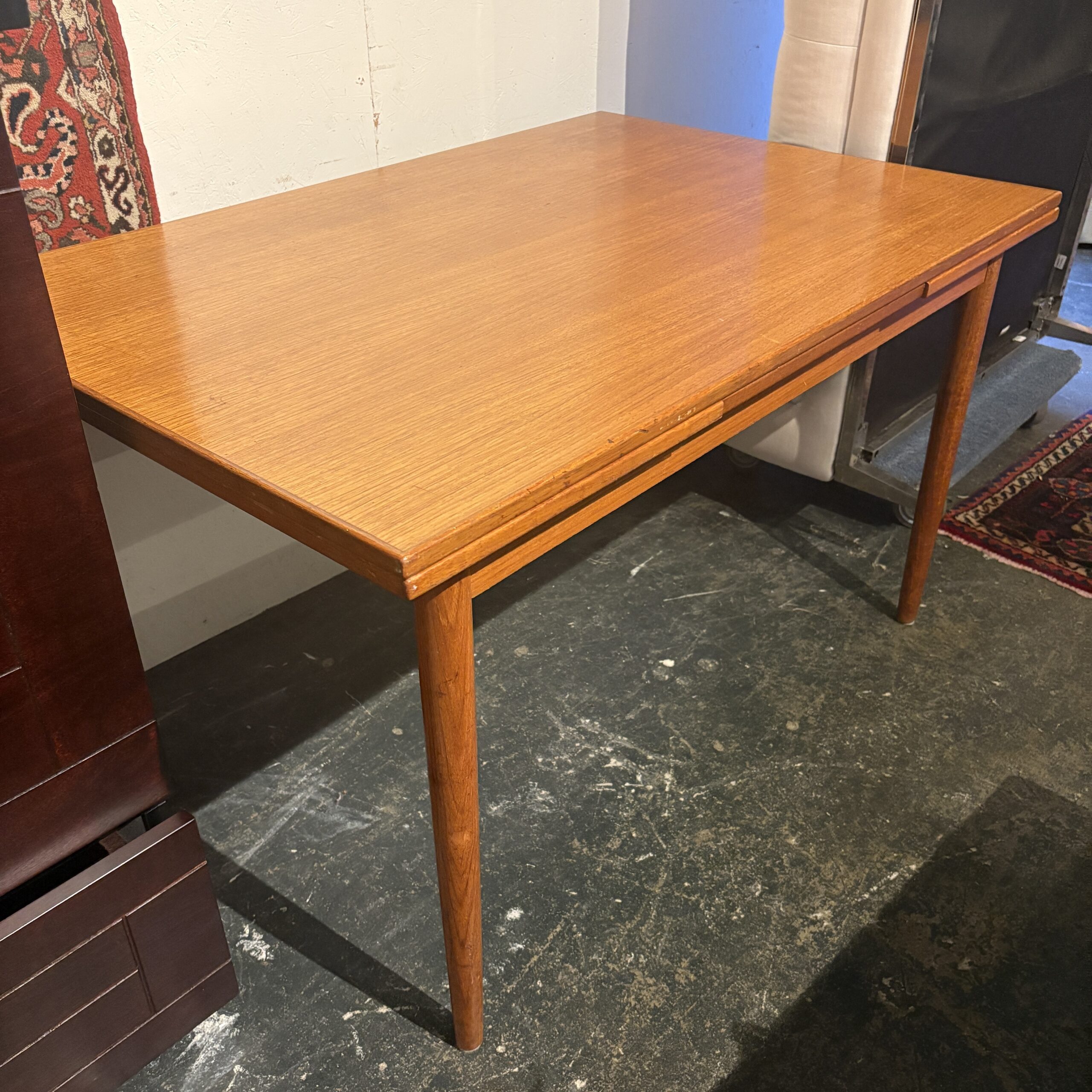 MCM Teak Extendable Dining Table - Coast Consignment