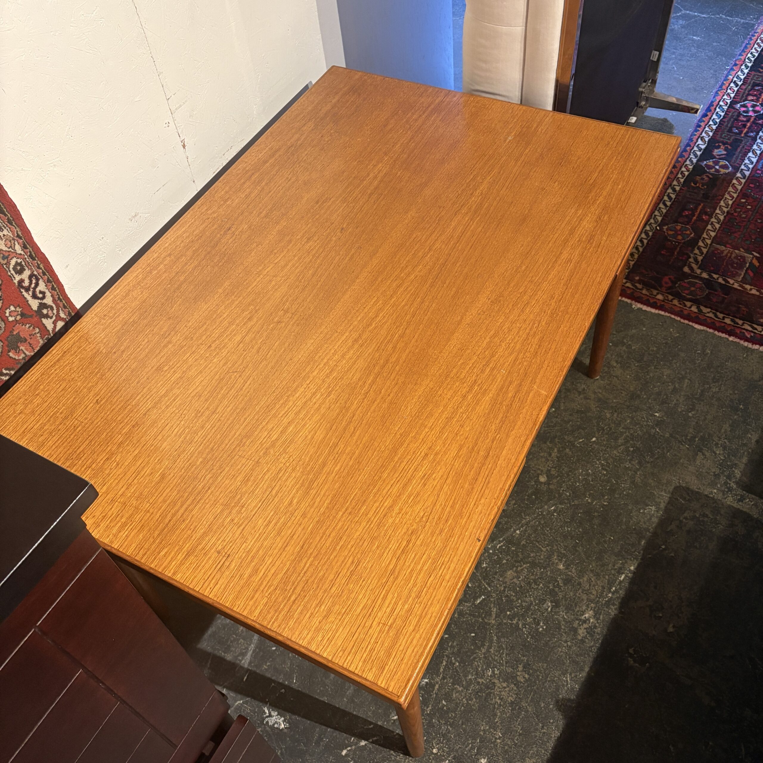 MCM Teak Extendable Dining Table - Coast Consignment
