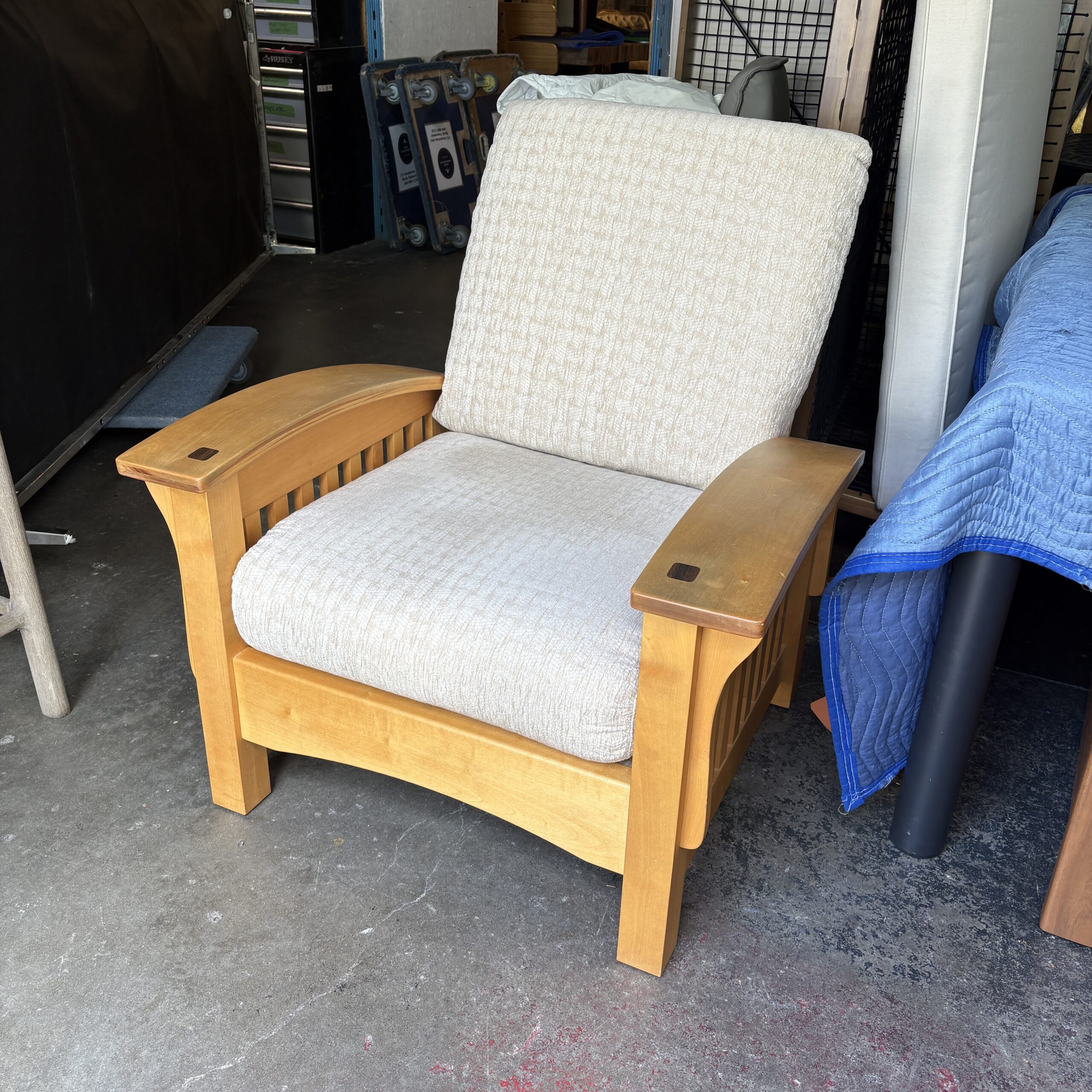 Stickley Spindle Morris Mission Chair - Coast Consignment