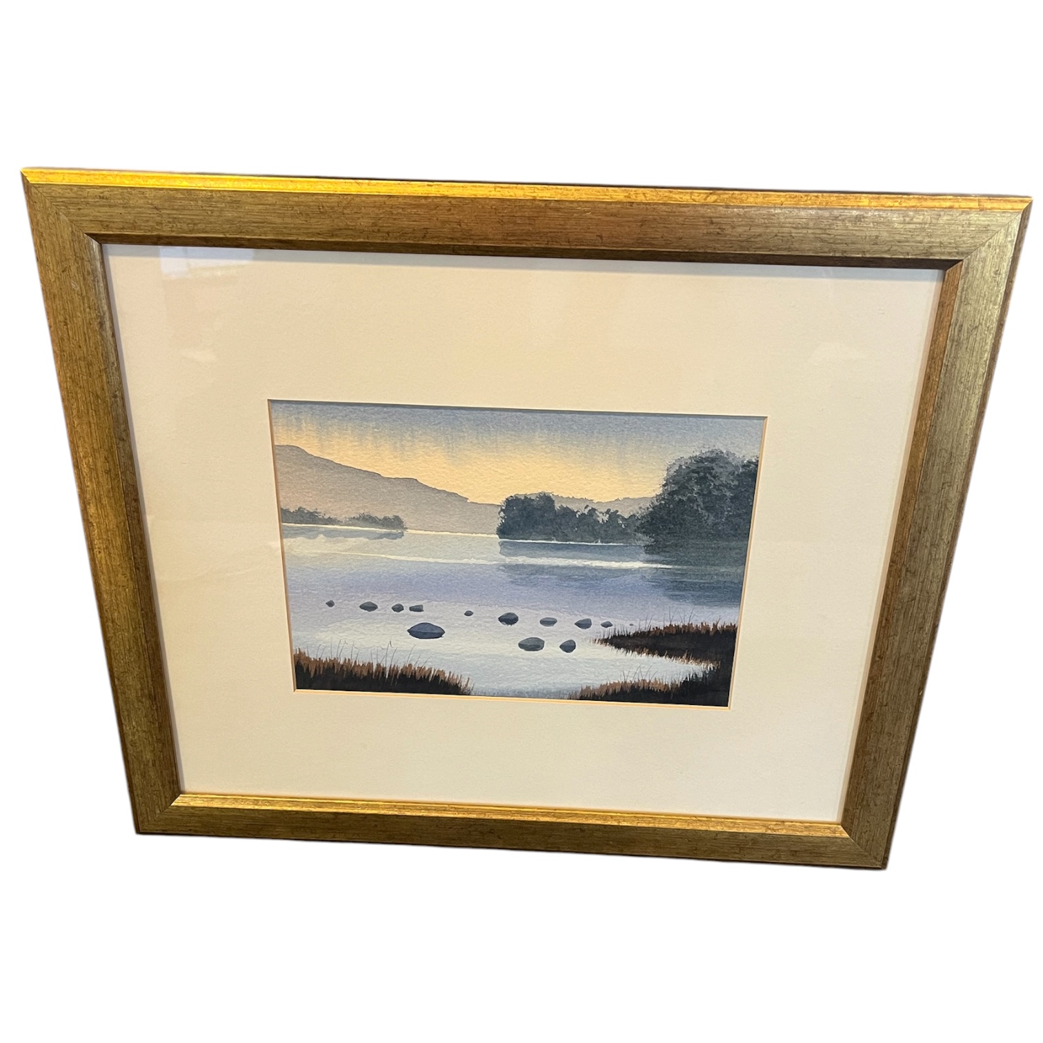 Framed Watercolour Painting by Johnny Gaston