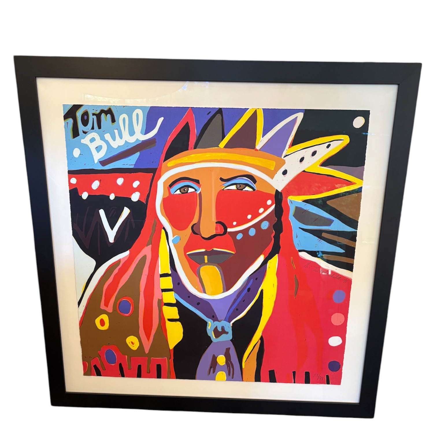 George Littlechild Tom Bull Signed Print - Coast Consignment
