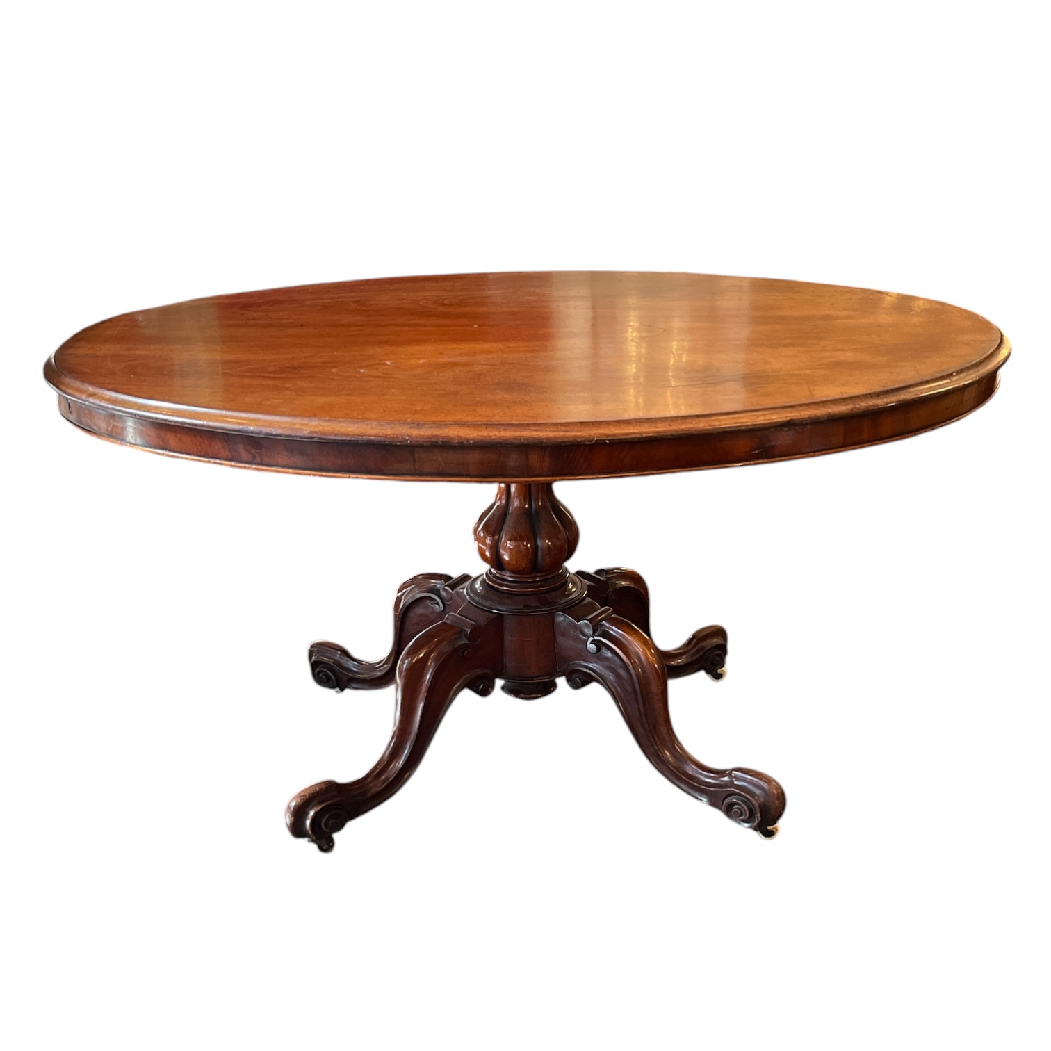 Oval Mahogany Dining Table - Coast Consignment