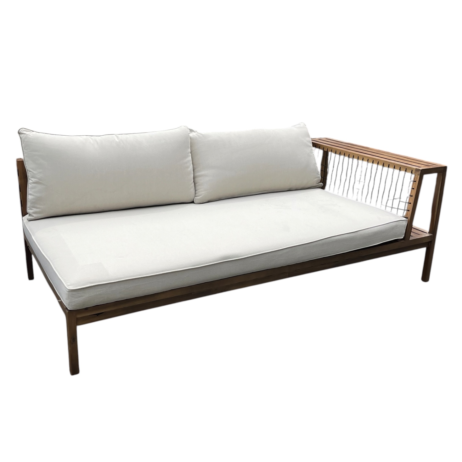 Ivory Outdoor Chaise Lounge - Coast Consignment