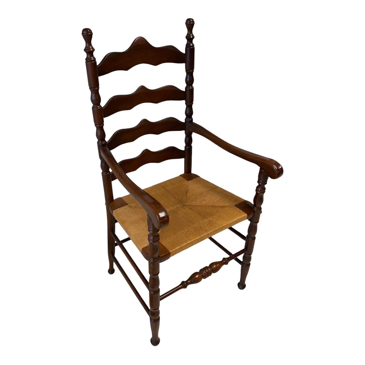 Pair of Ladderback Farmhouse Chairs - Coast Consignment