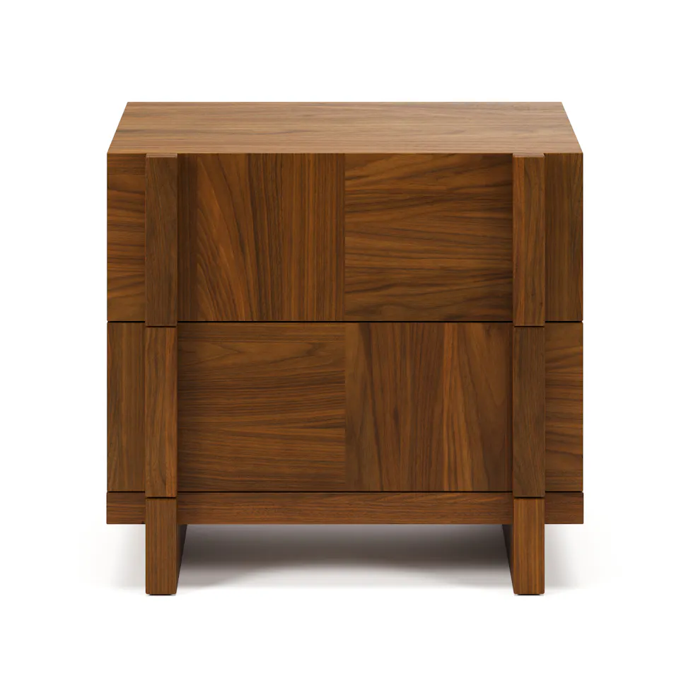 Walnut 2-Drawer Nightstand - Coast Consignment