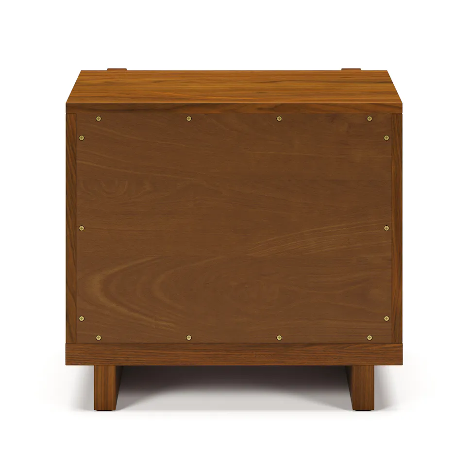 Walnut 2-Drawer Nightstand - Coast Consignment