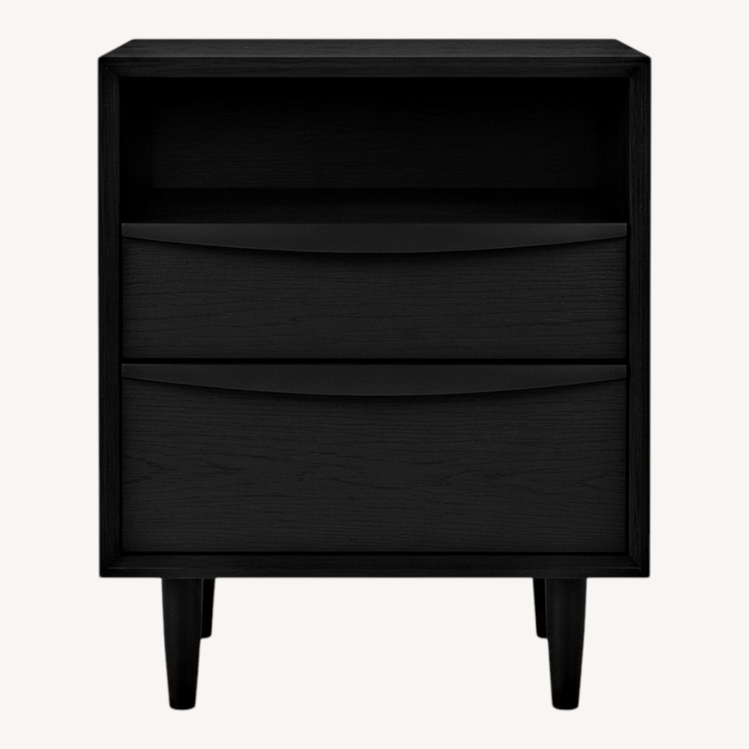 Pair of Black Ash 2-Drawer Nightstands - Coast Consignment