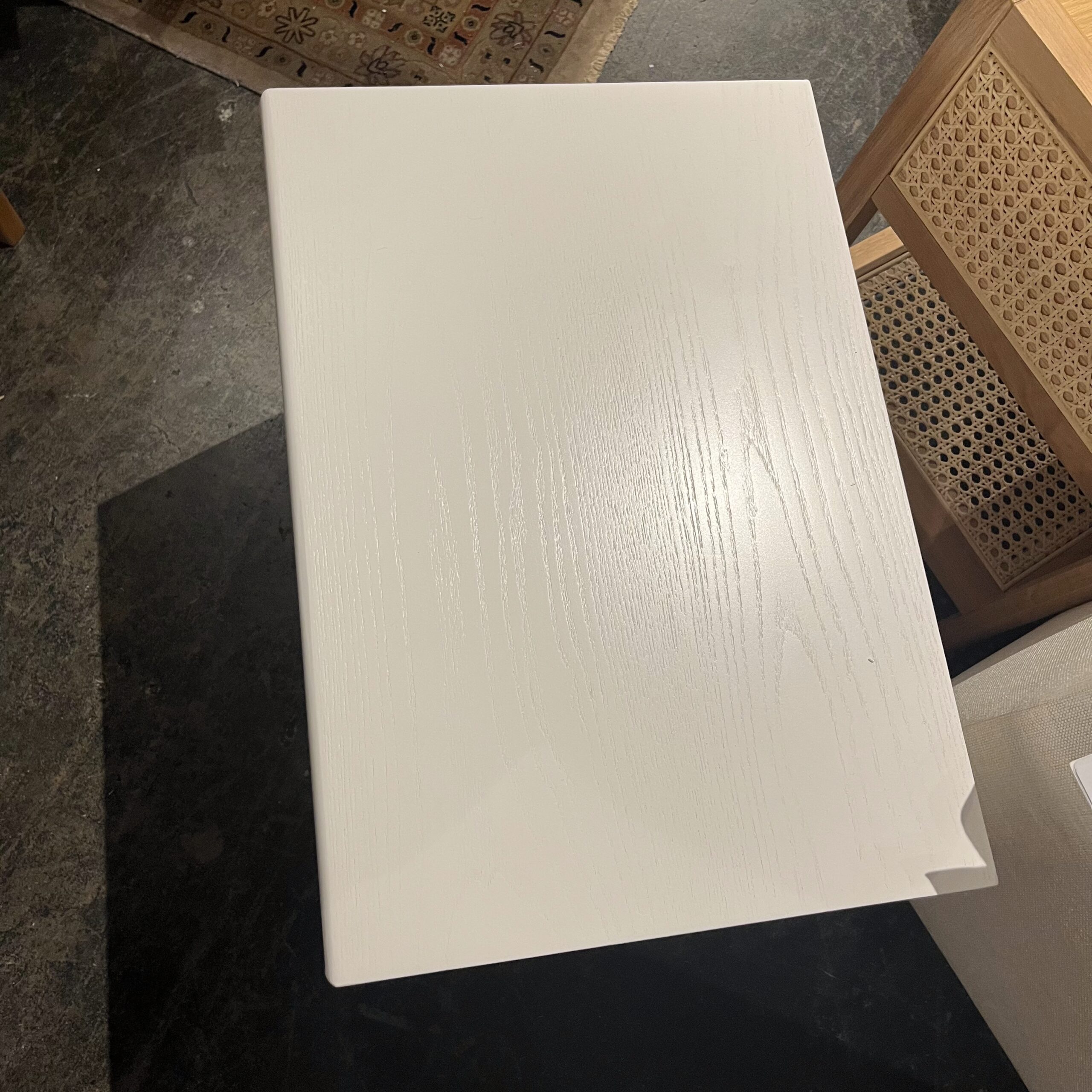 White 1-Drawer Nightstand - Coast Consignment