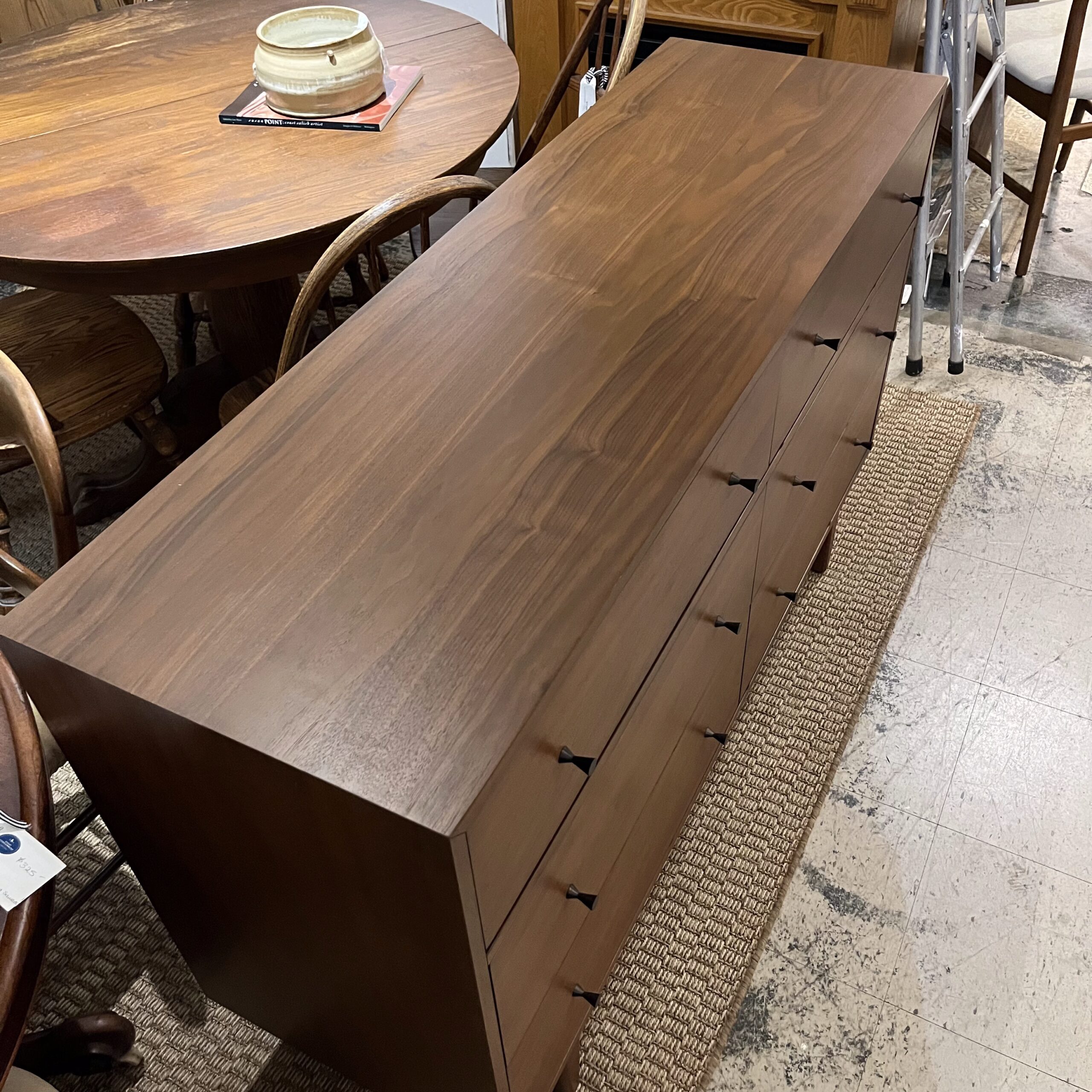 Walnut 6-Drawer Double Dresser - Coast Consignment