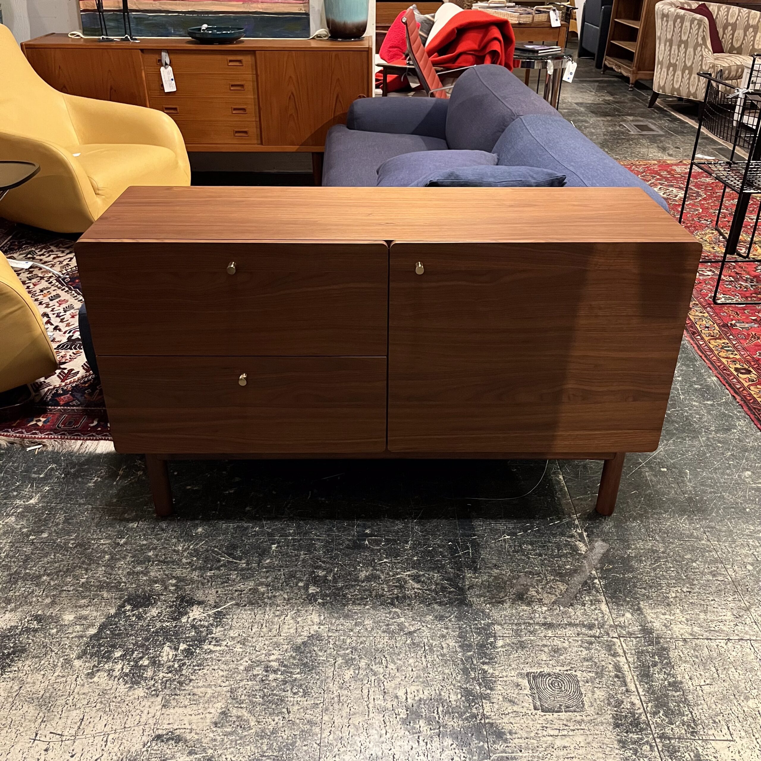 Walnut 50" Sideboard - Coast Consignment