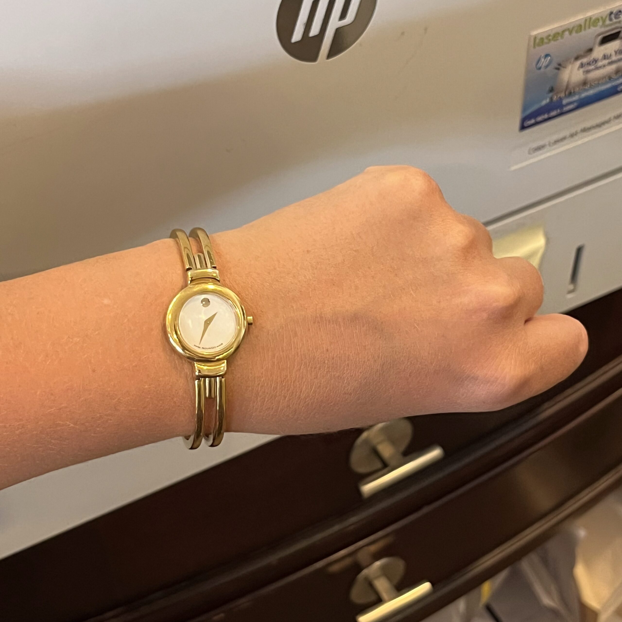 Movado 'Harmony' Ladies Bangle Watch - Coast Consignment