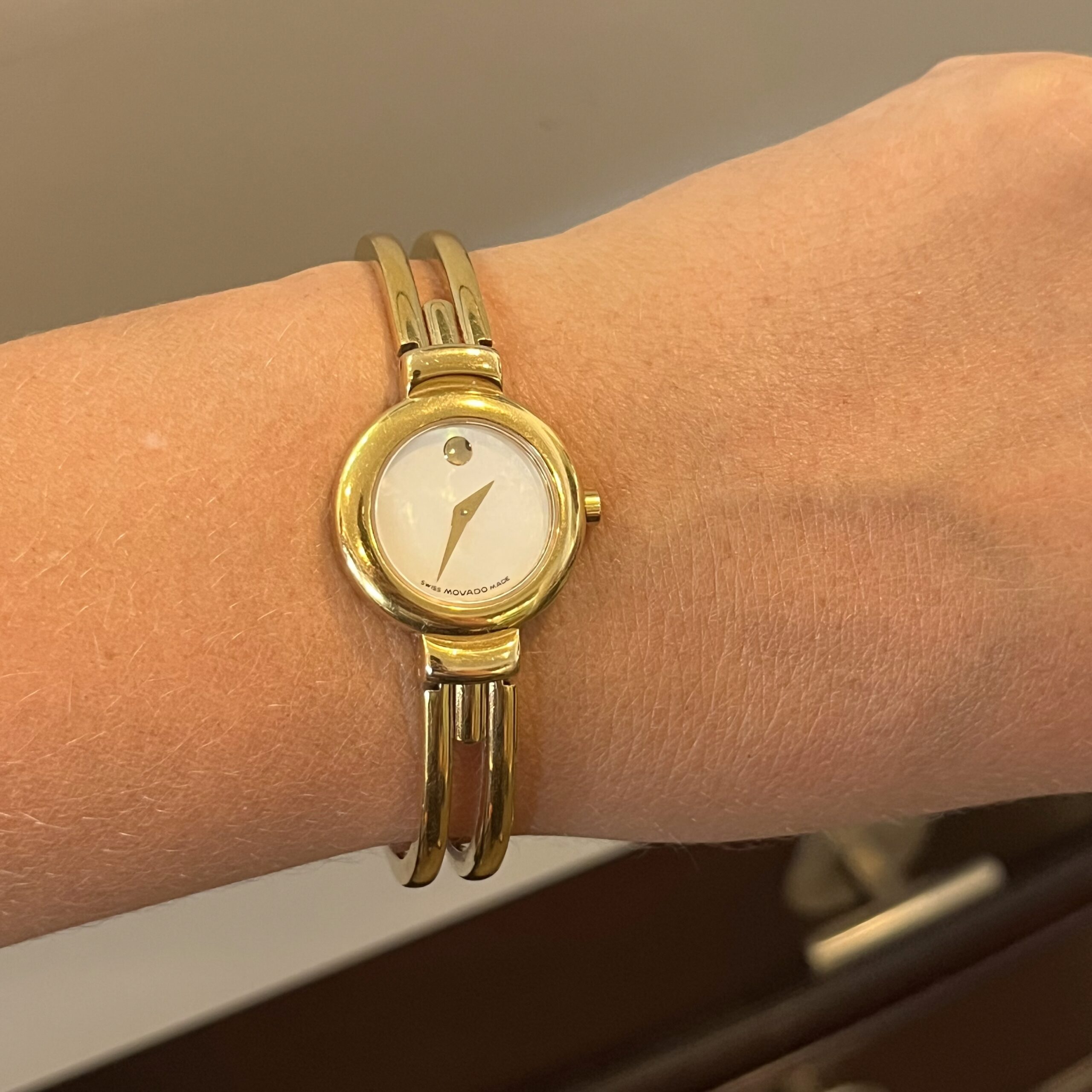Movado 'Harmony' Ladies Bangle Watch - Coast Consignment