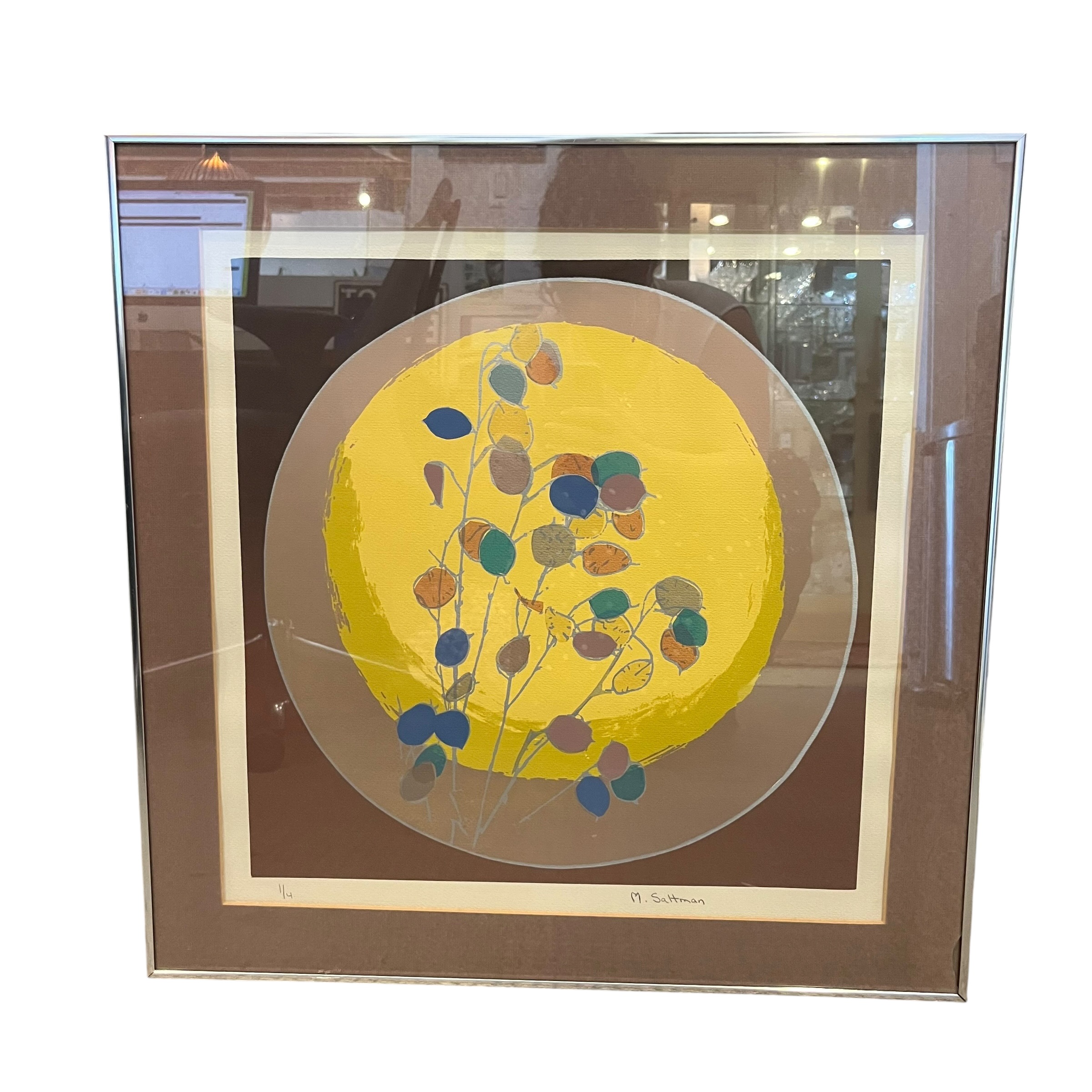 Hand Signed Print by M. Saltman - Coast Consignment