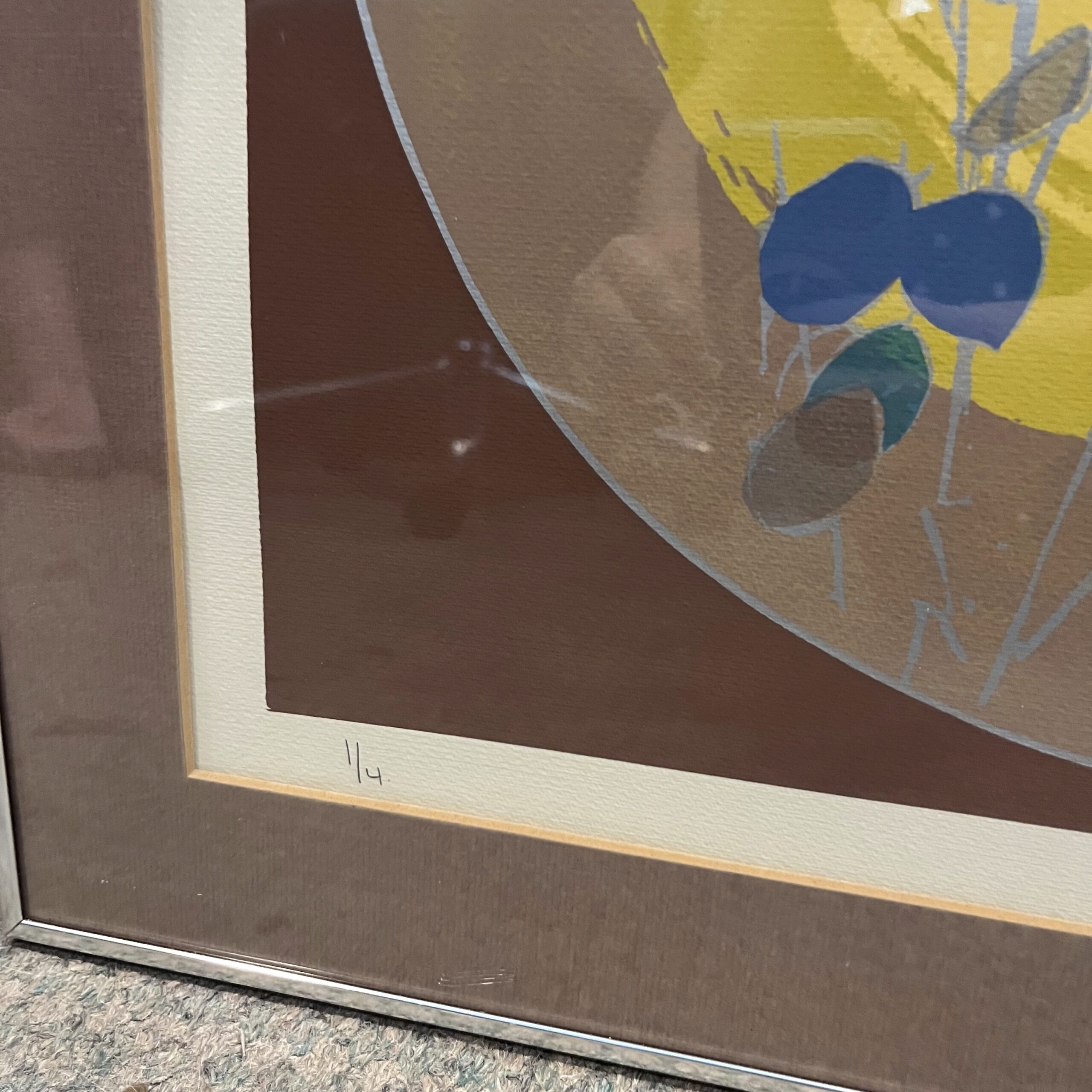 Hand Signed Print by M. Saltman - Coast Consignment