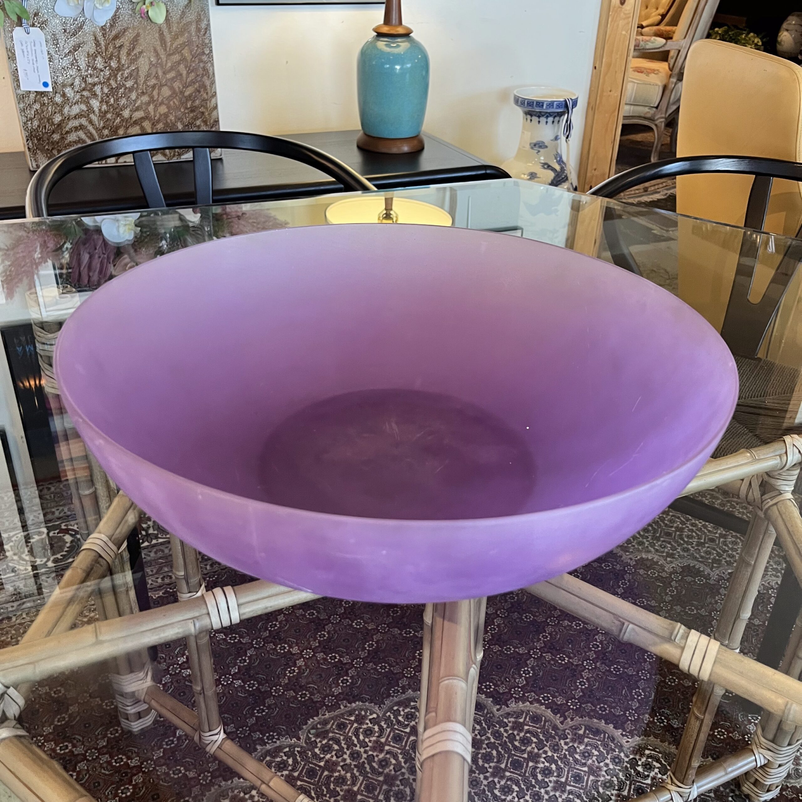 Martha Sturdy Large Lavender Bowl - Coast Consignment