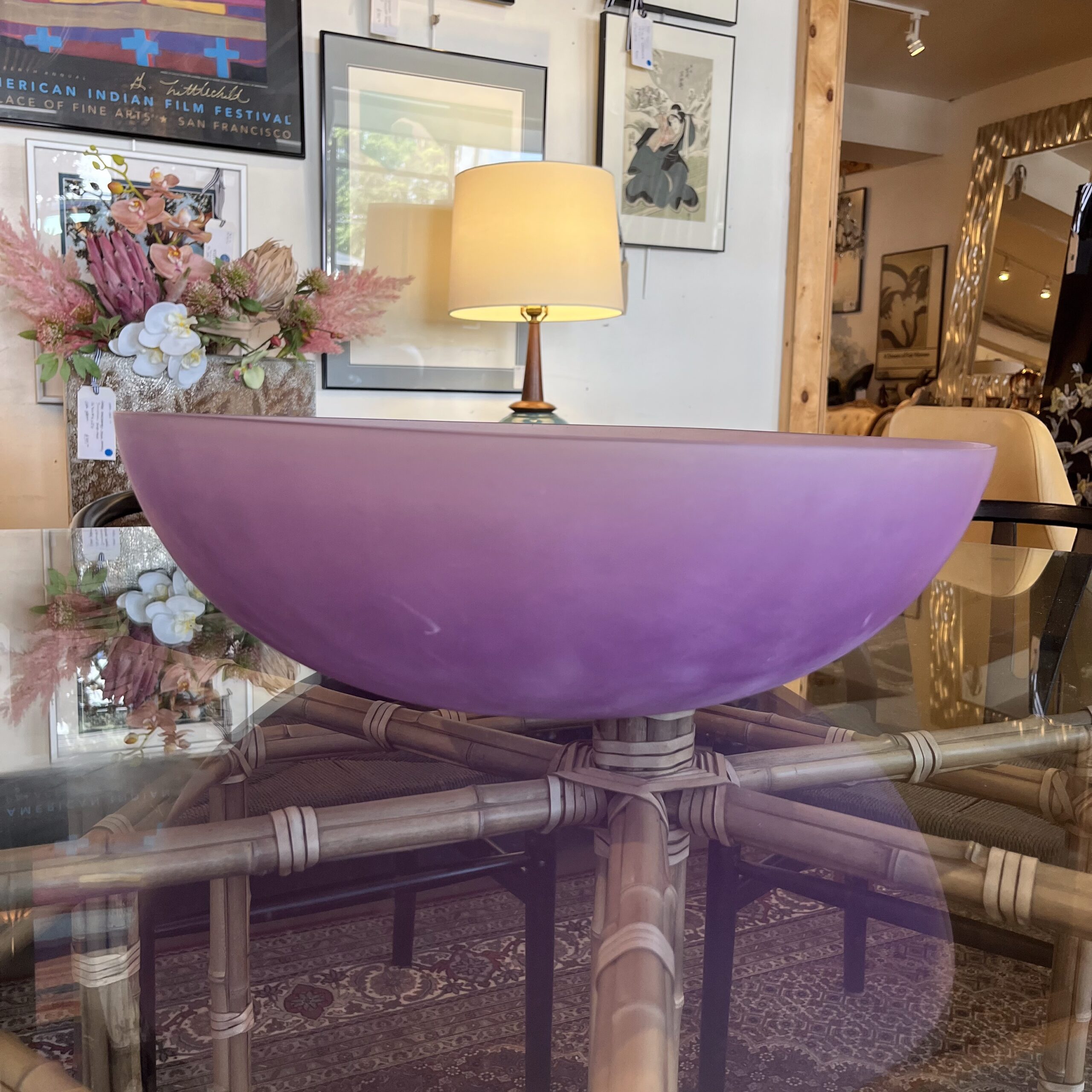 Martha Sturdy Large Lavender Bowl - Coast Consignment